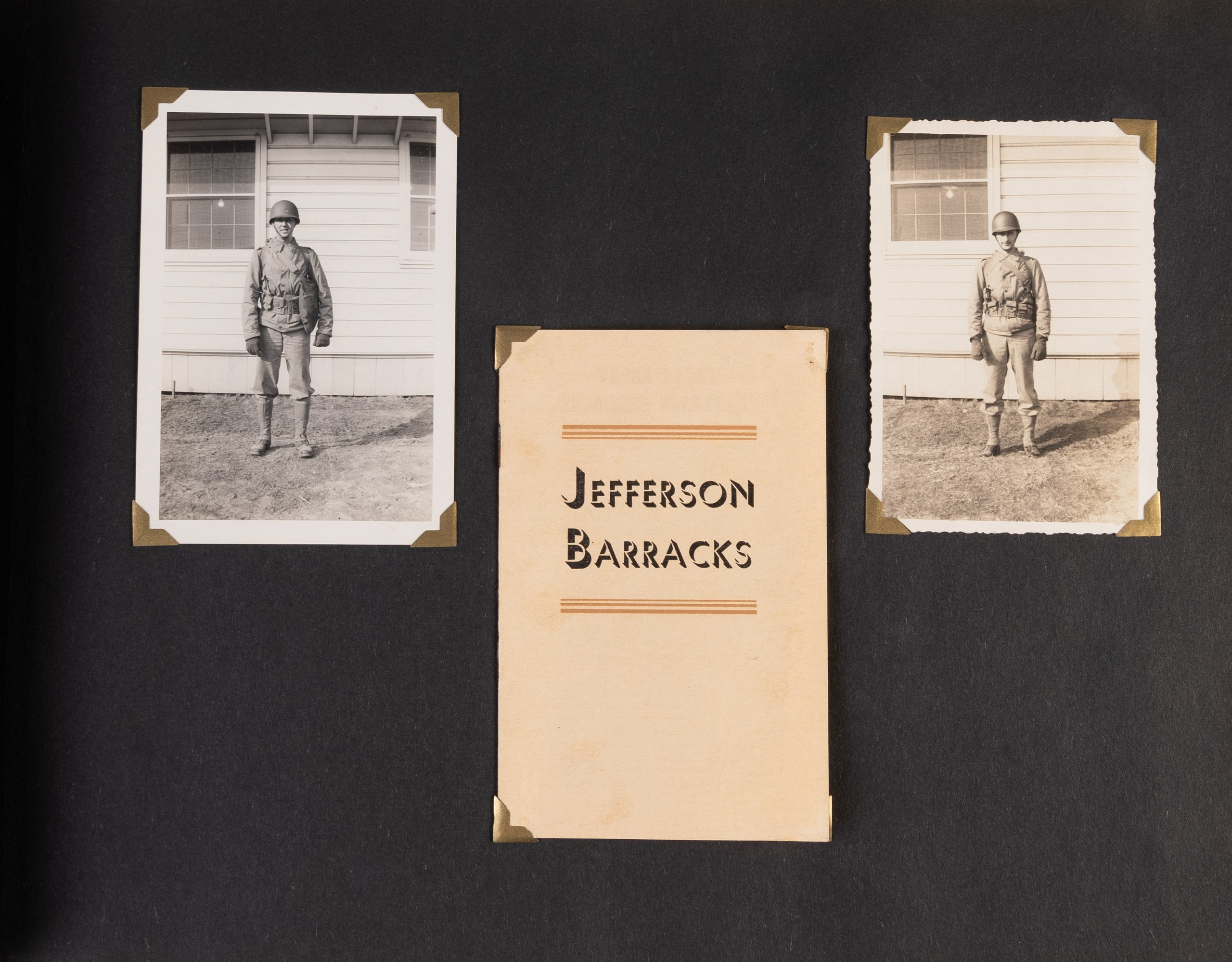 Photograph album and archive of material relating to military service in Panama.