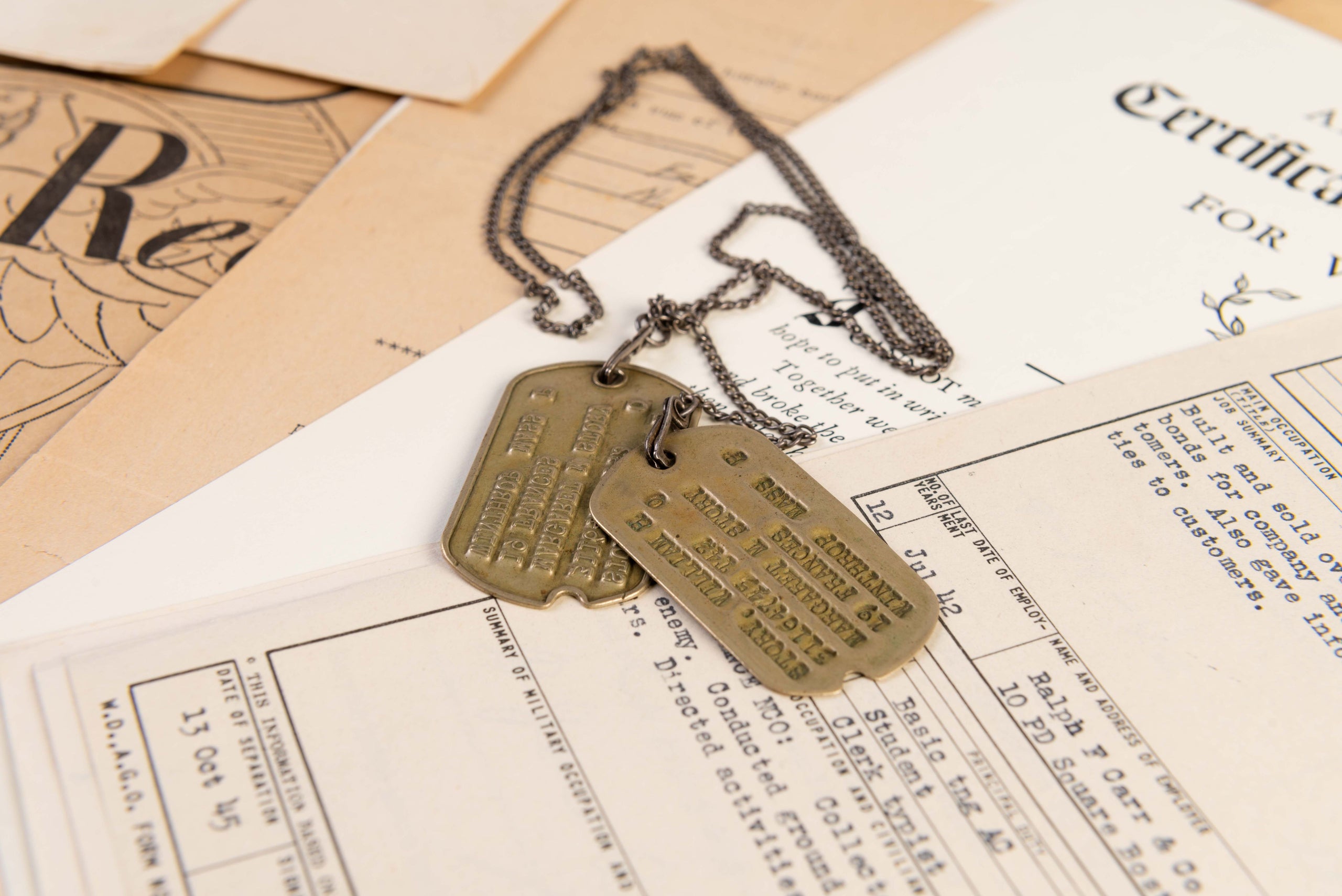 Photograph album and archive of material relating to military service in Panama.
