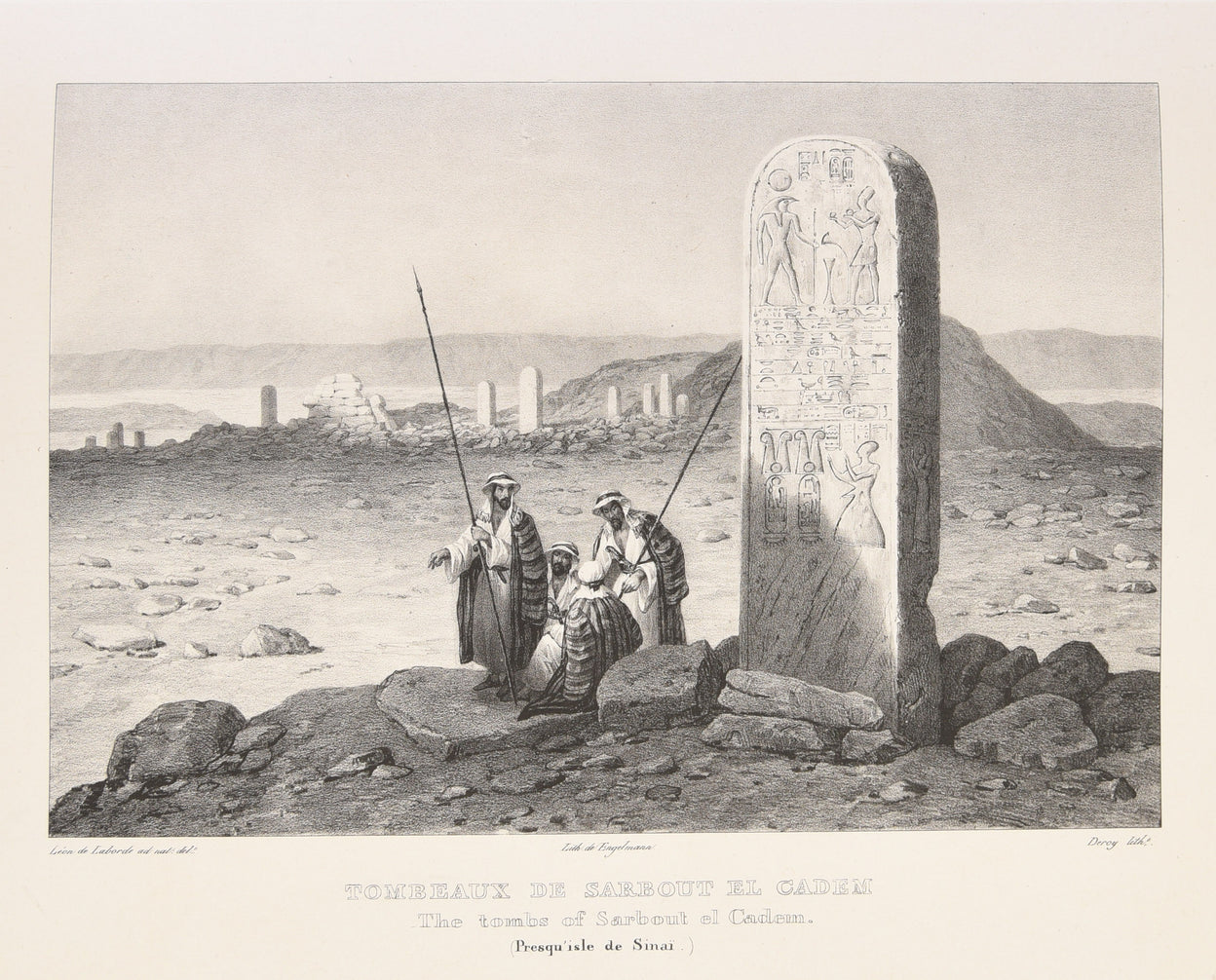 Voyage de l'Arabie Pétrée par Léon de Laborde et Linant.