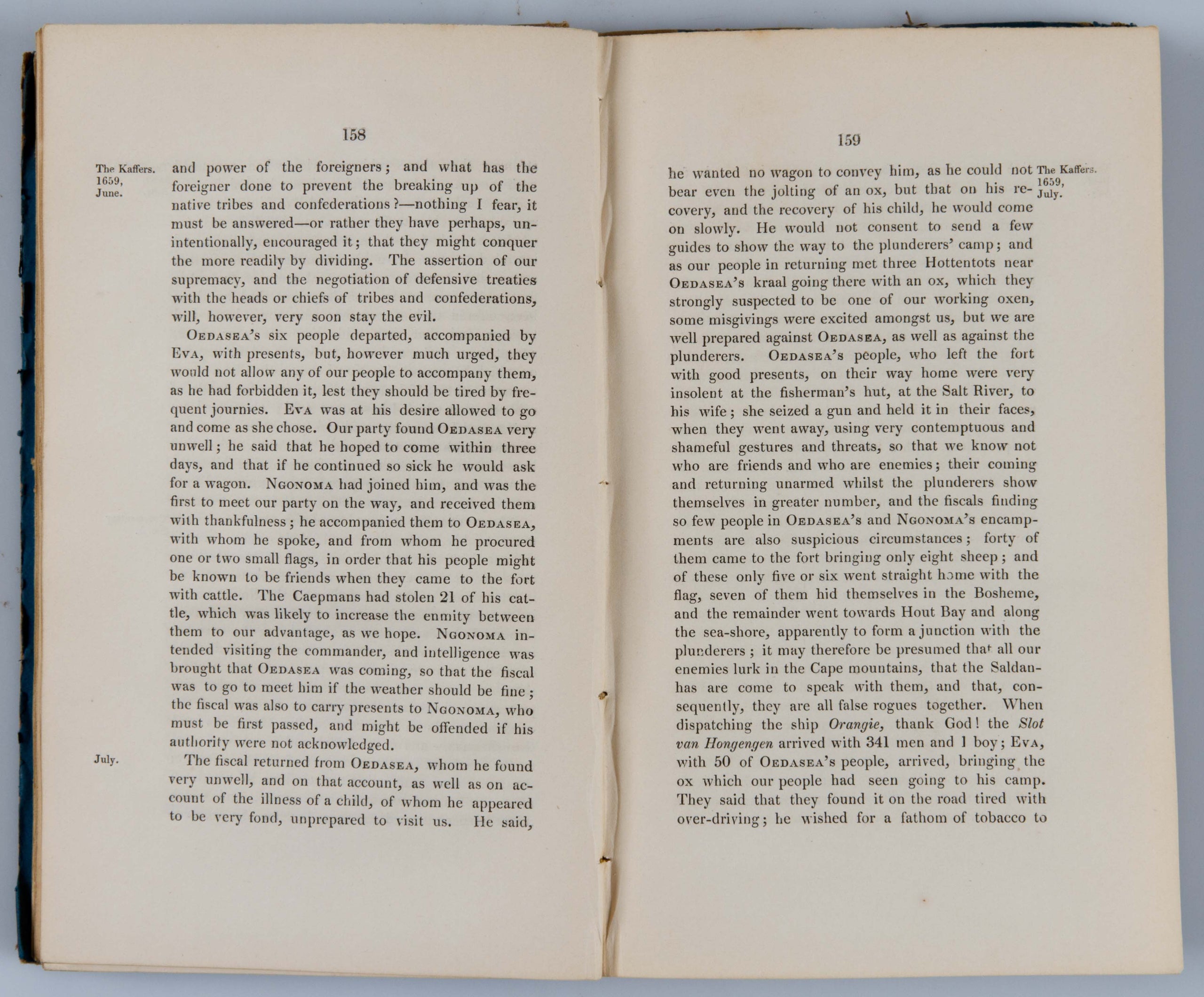 Memoir respecting the Kaffers, Hottentos, and Bosjemans, of South Africa.