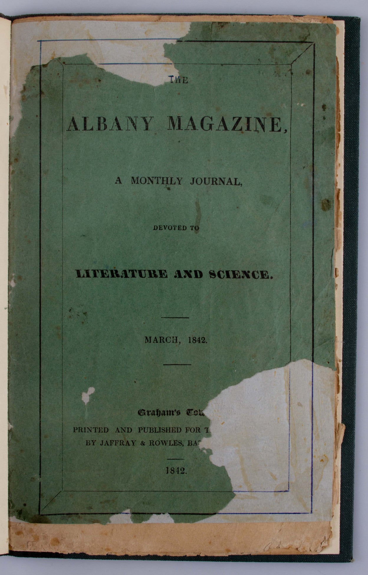 A Monthly Journal devoted to Literature and Science. Vol. 1 no. 2.