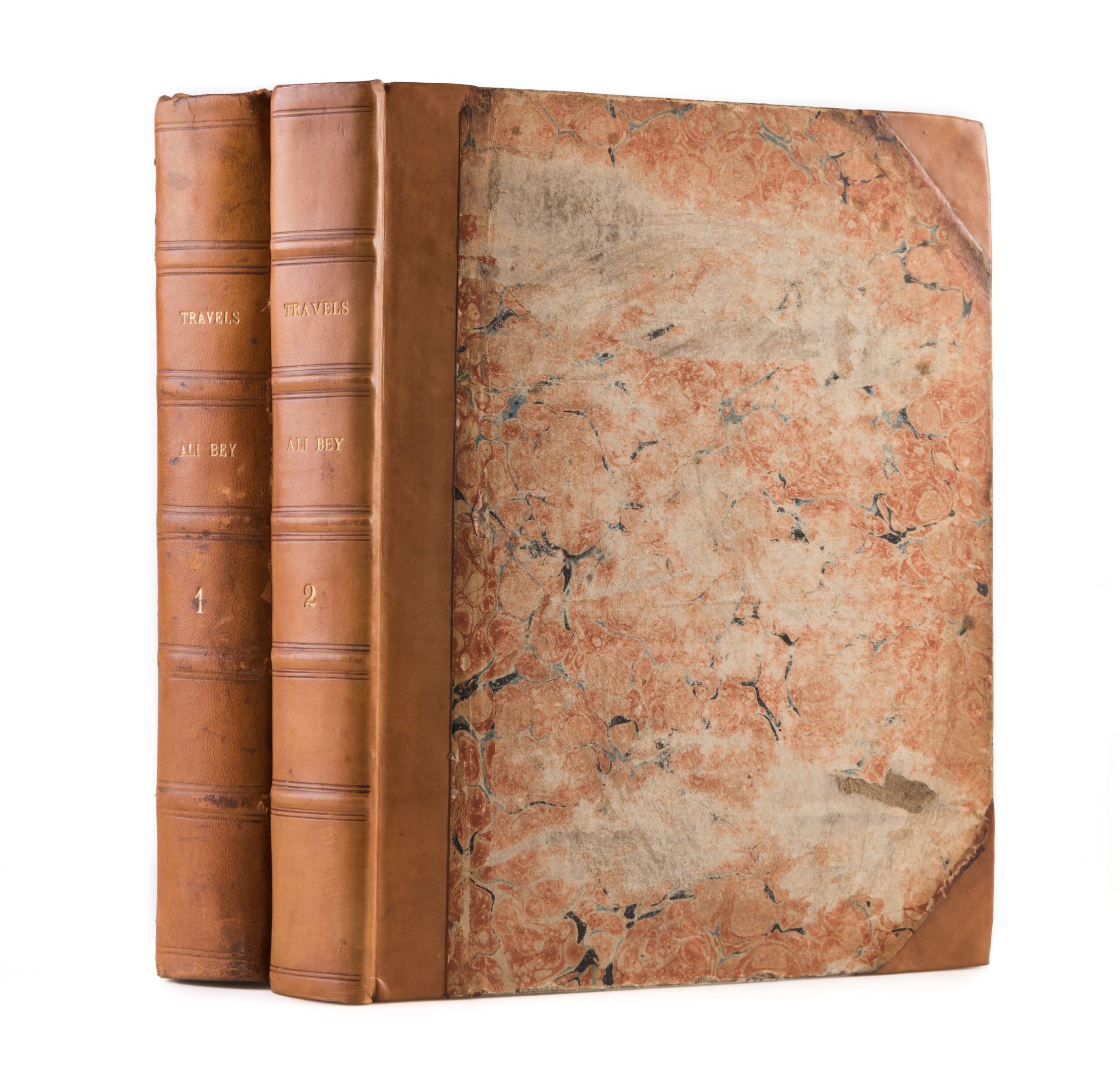 Travels of Ali Bey in Morocco, Tripoli, Cyprus, Egypt, Arabia, Syria, and Turkey, between the years 1803 and 1807.