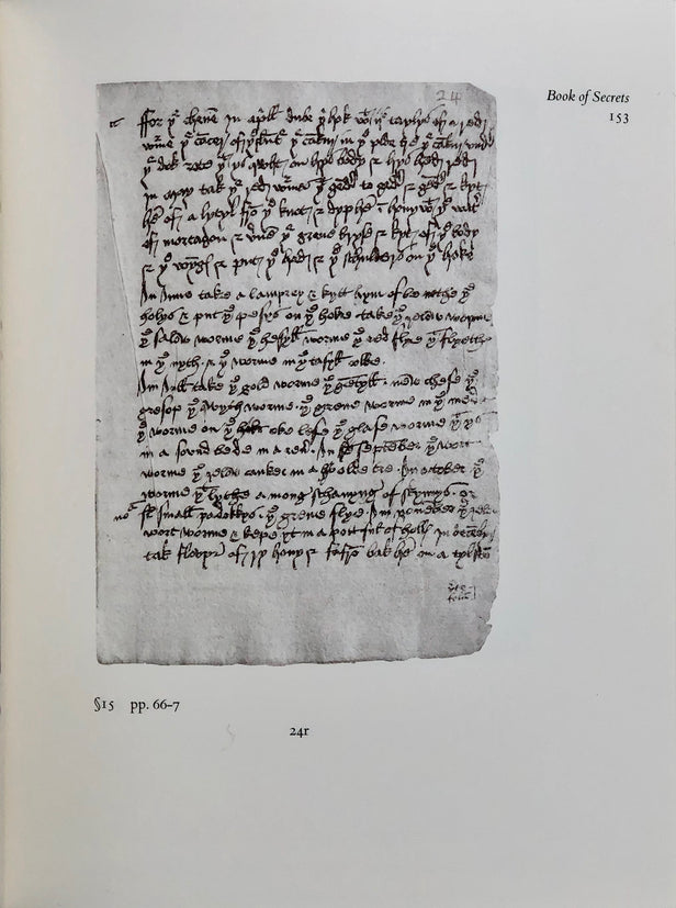 The Tollemache Book of Secrets. A Descriptive Index and complete Facsimile with and introduction and transcriptions, together with Catherine Tollemache's Receipts of Pastery, Confectionary &c.