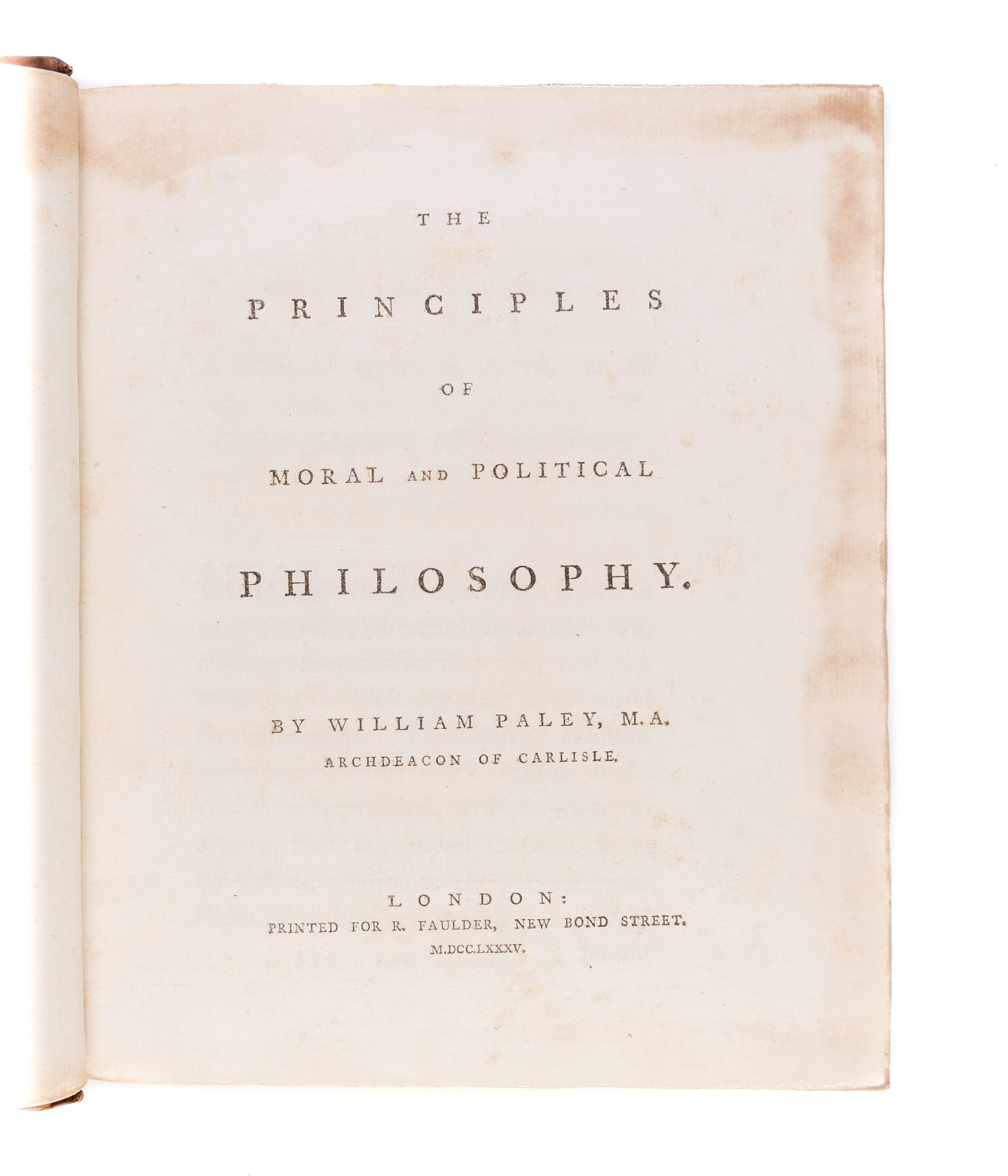 Principles of Moral and Political Philosophy.