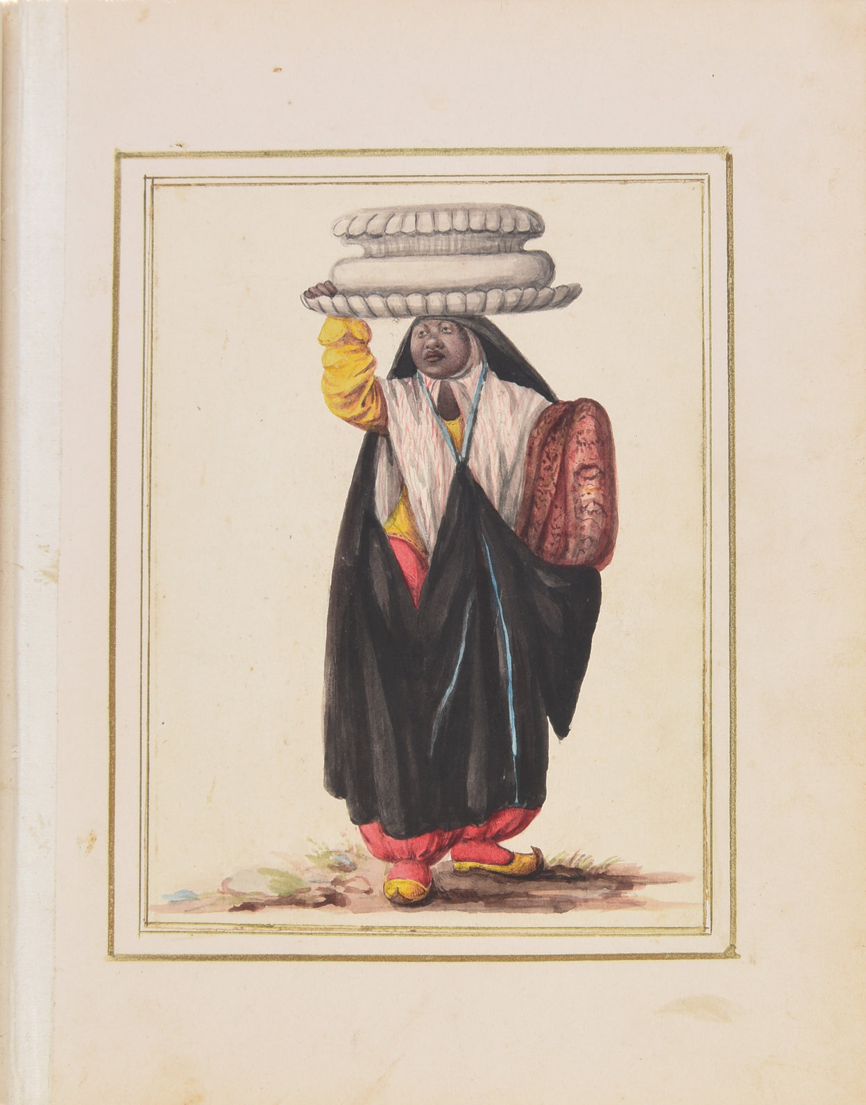 [An album of twenty-eight watercolours depicting Qajar tradespeople.]