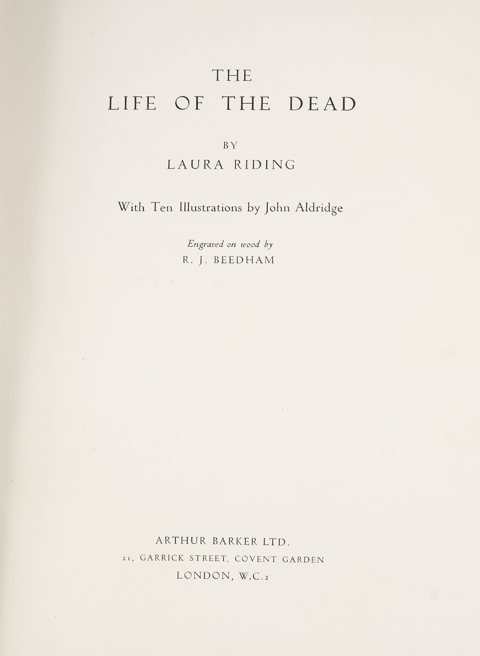 The Life of the Dead.