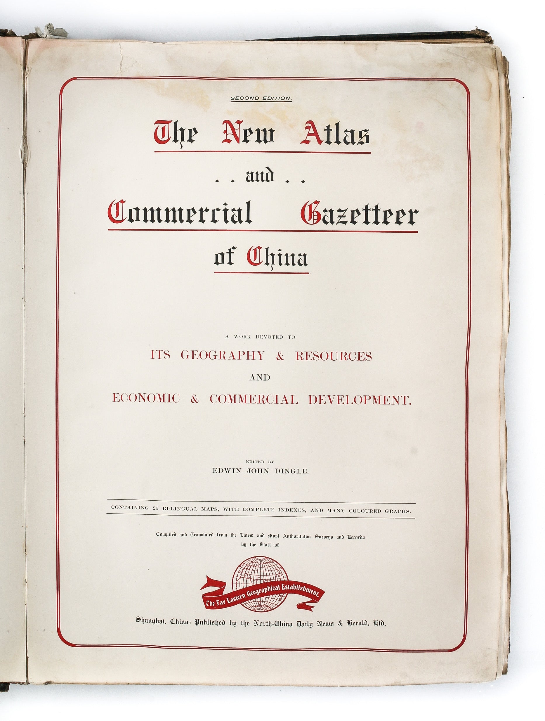 The New Atlas and Commercial Gazetteer of China.