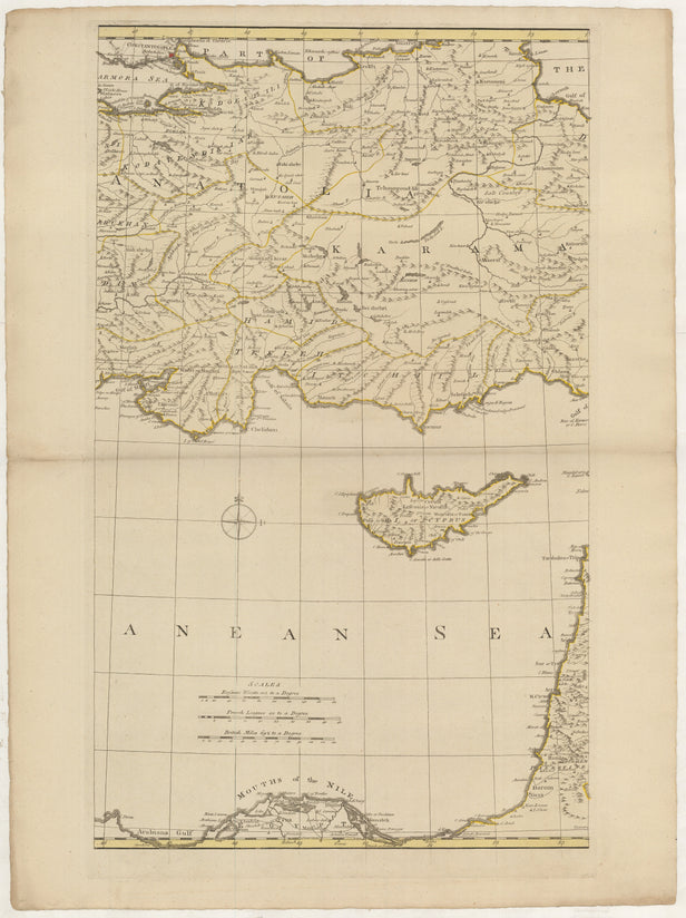 A New & Accurate Map of the Seat of War, containing the Morea, the Islands of the Archipelago, and a great part of Turkey in Asia Drawn from the best Authorities, and on the same Scale as the large Map of the Seat Of War between the Russians, Turks & Pole