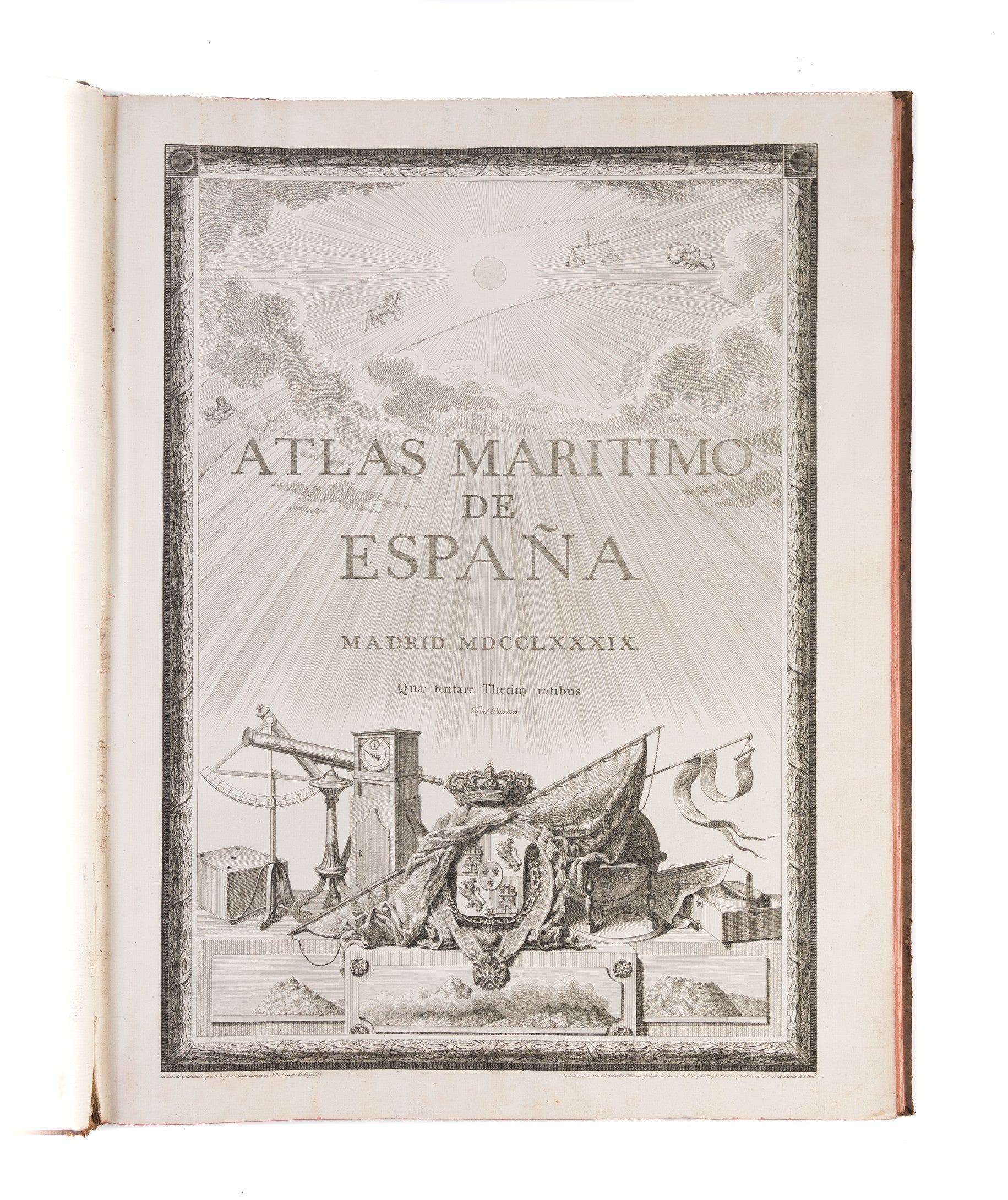 Atlas maritimo de España [Volume 1: the Atlantic coasts]