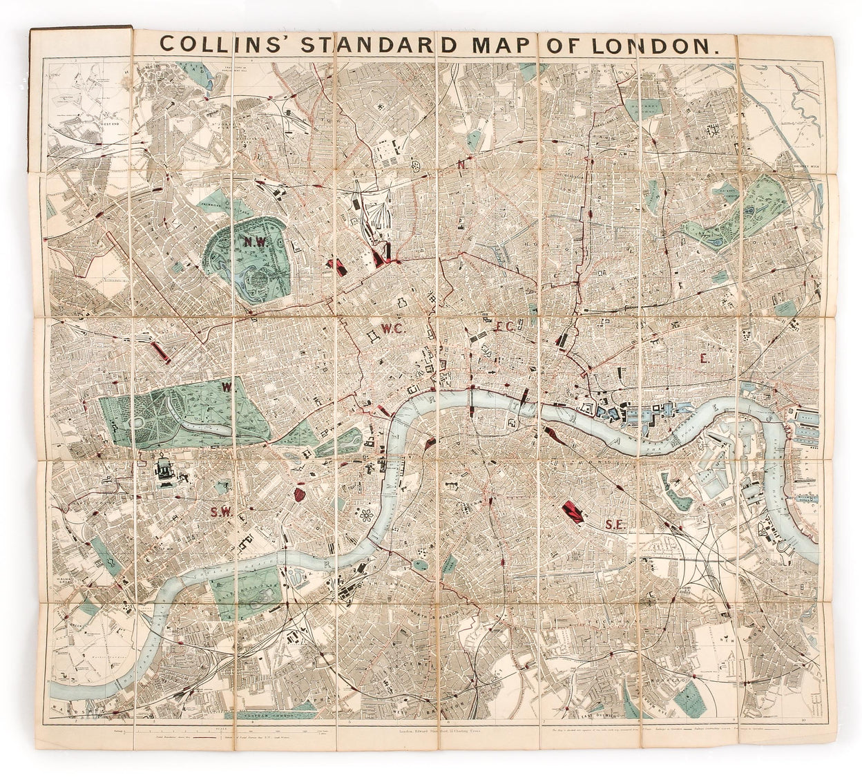 Collins' Standard Map of London.