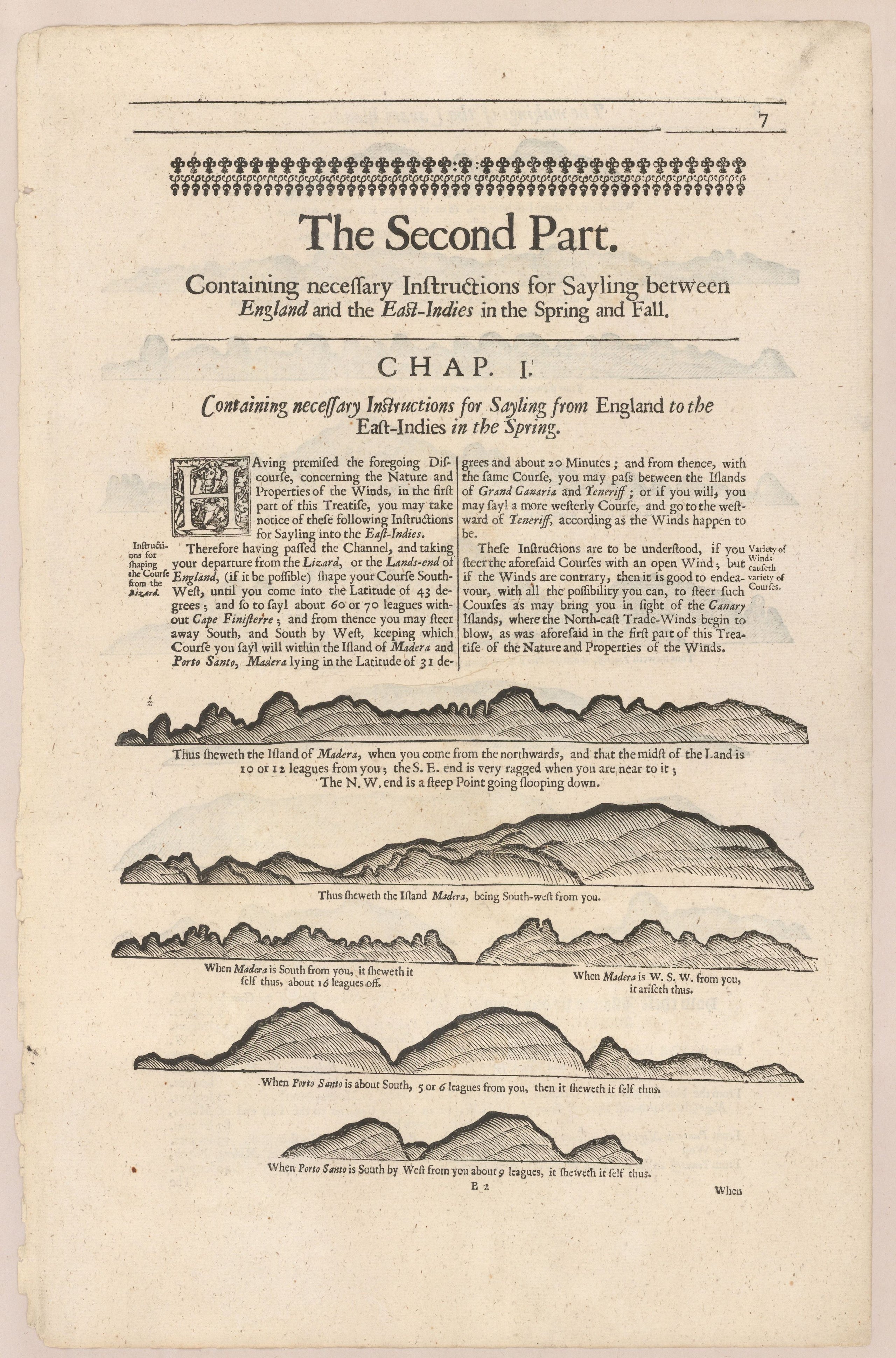 The English Pilot. The Third Book. Describing the Sea-Coasts, Capes, Headlands, Straits, Soundings, Sands, Shoals, Rocks and Dangers. The Islands, Bays, Roads, Harbors and Ports in the Oriental Navigation. Shewing the Properties and Nature of the Winds an