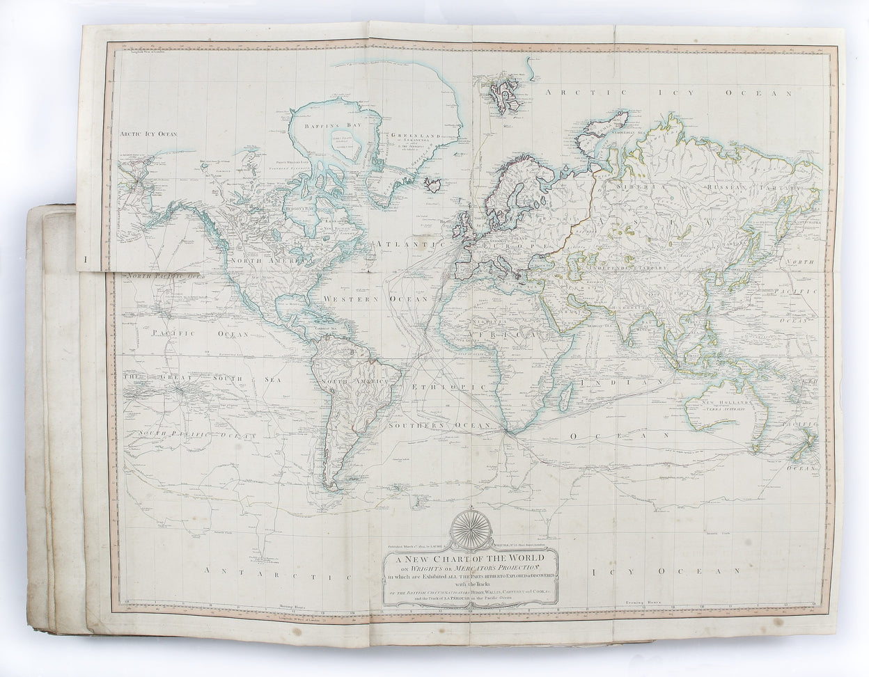 A New Universal Atlas; exhibiting all the Empires, Kingdoms, States, Republics, &c. &c. in the whole world: being a complete collection of the most approved maps extant: corrected with the greatest care, and augmented from the last edition of d'Anville an