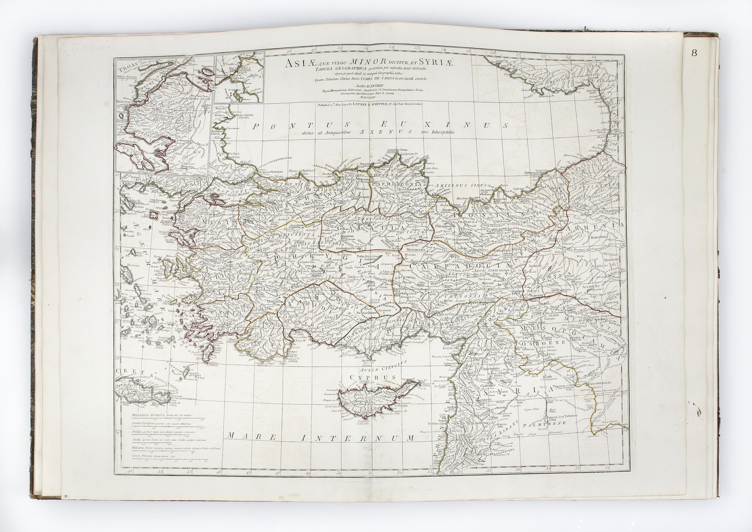 A Complete Body of Ancient Geography. ... Containing [list of 13 maps:] Orbis Romani pars Orientalis; Orbis Romani pars Occidentalis; Orbis Veteribus Notus; Gallia; Italia; Graecia; Asia Minor et Syria; Palestina; Aegyptus; Britannia Romana; Graecia pars
