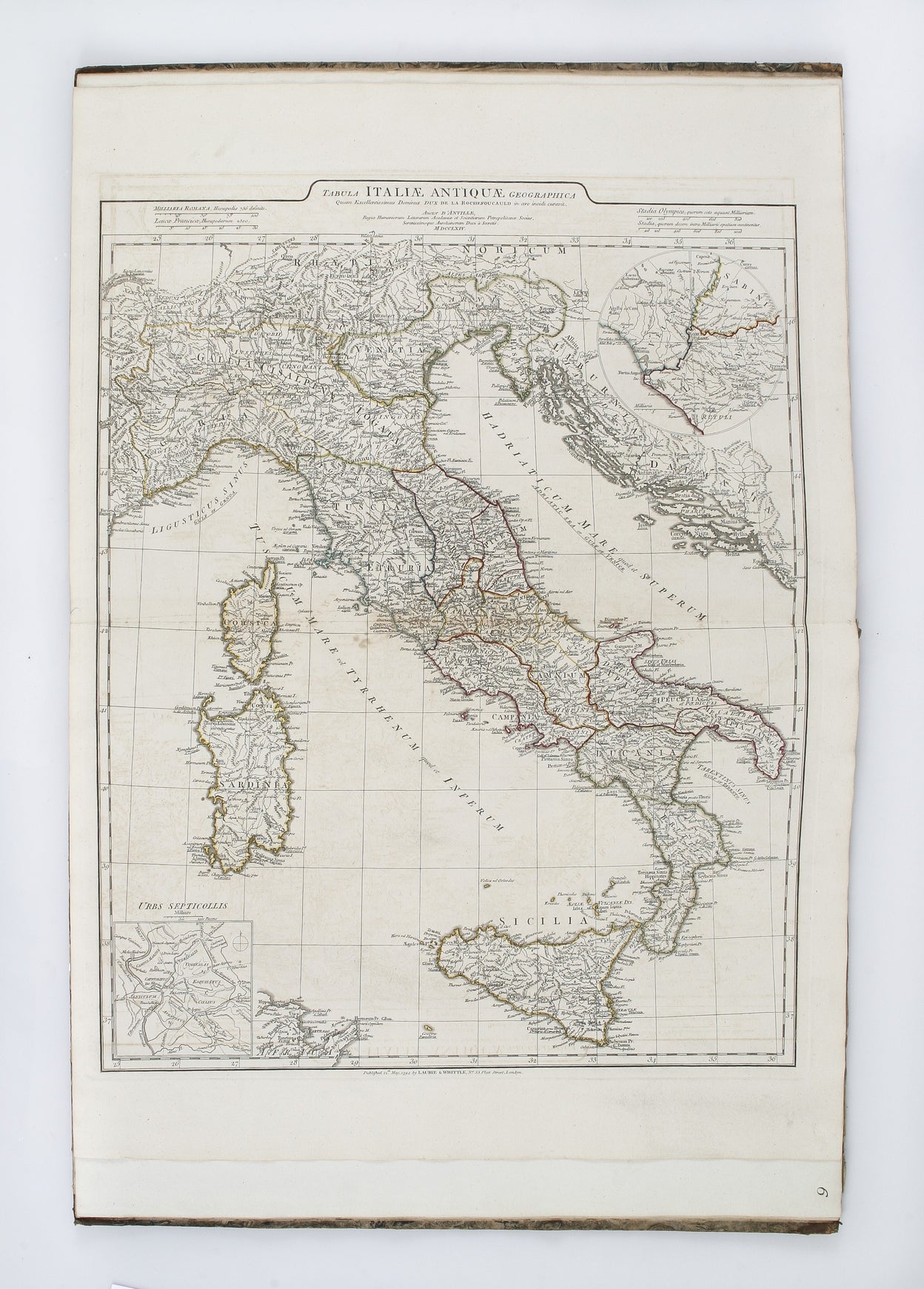 A Complete Body of Ancient Geography. ... Containing [list of thirteen maps:] Orbis Romani pars Orientalis; Orbis Romani pars Occidentalis; Orbis Veteribus Notus; Gallia; Italia; Graecia; Asia Minor et Syria; Palestina; Aegyptus; Britannia Romana; Graecia