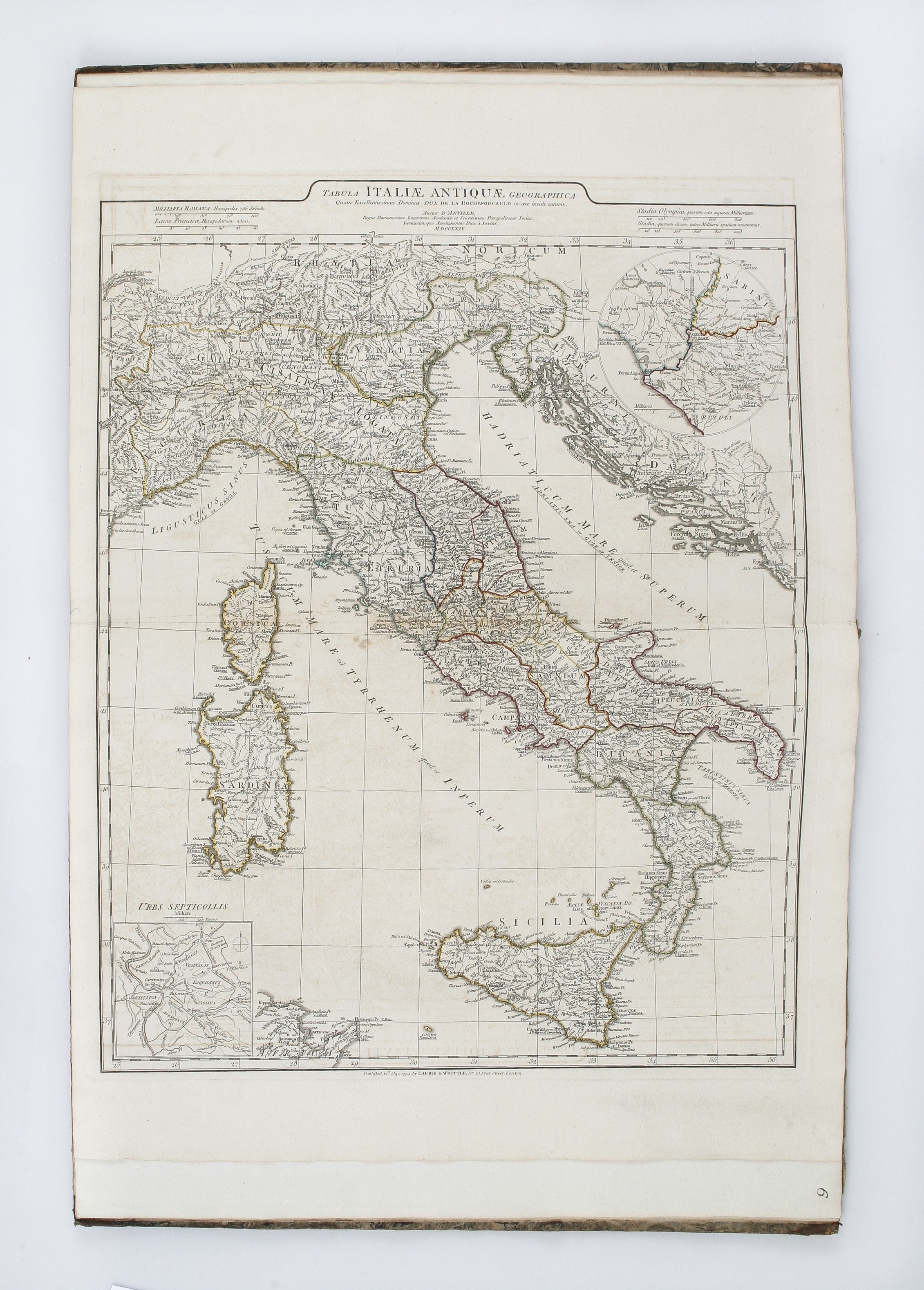 A Complete Body of Ancient Geography. ... Containing [list of thirteen maps:] Orbis Romani pars Orientalis; Orbis Romani pars Occidentalis; Orbis Veteribus Notus; Gallia; Italia; Graecia; Asia Minor et Syria; Palestina; Aegyptus; Britannia Romana; Graecia