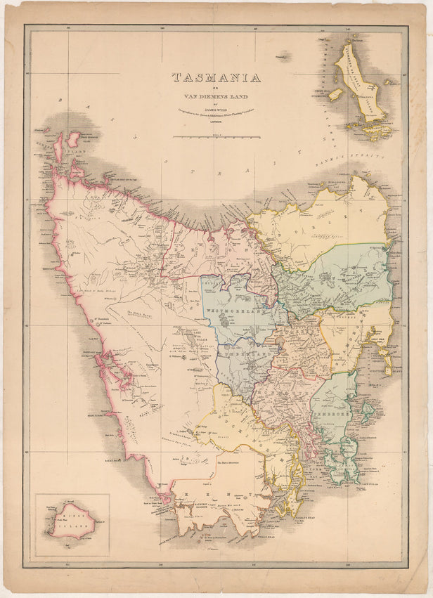 Tasmania or Van Diemens Land ...