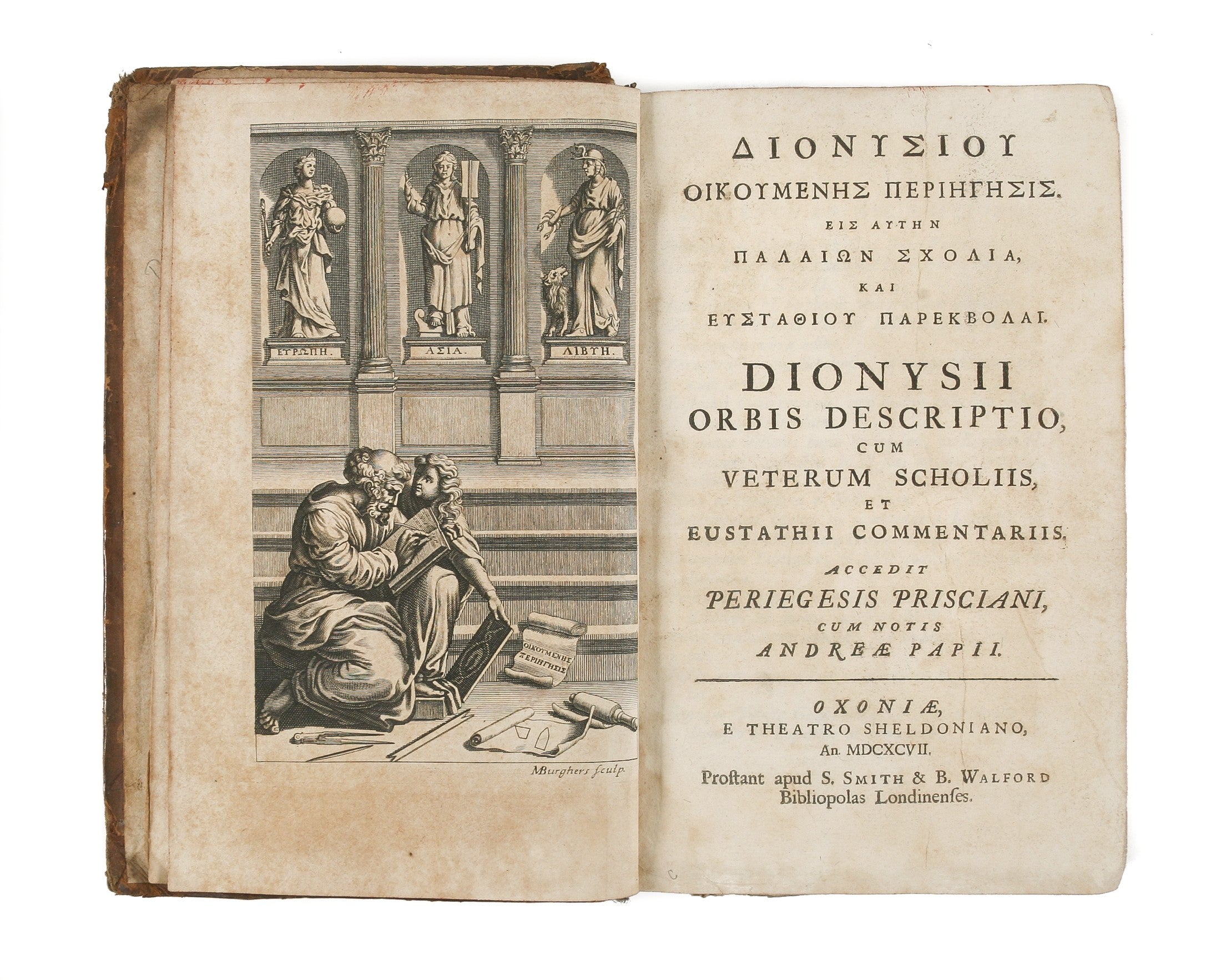 Dionysiou Oikoumenes Periegesis. Eis auten palaion scholia, kai eustathiou parekbolai. Dionysii Orbis Descriptio ...