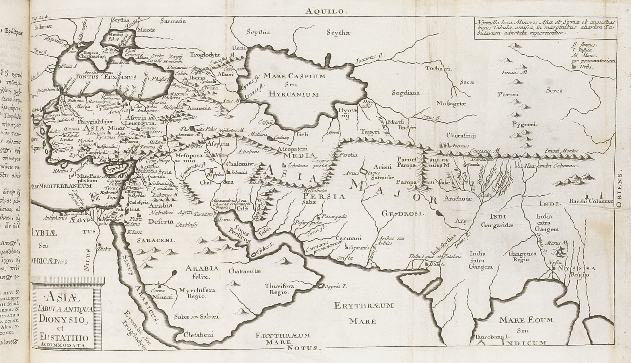 Dionysiou Oikoumenes Periegesis. Eis auten palaion scholia, kai eustathiou parekbolai. Dionysii Orbis Descriptio ...