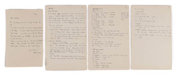 Autograph Letter Signed (T.E. Lawrence), to Mrs Lane Poole.
