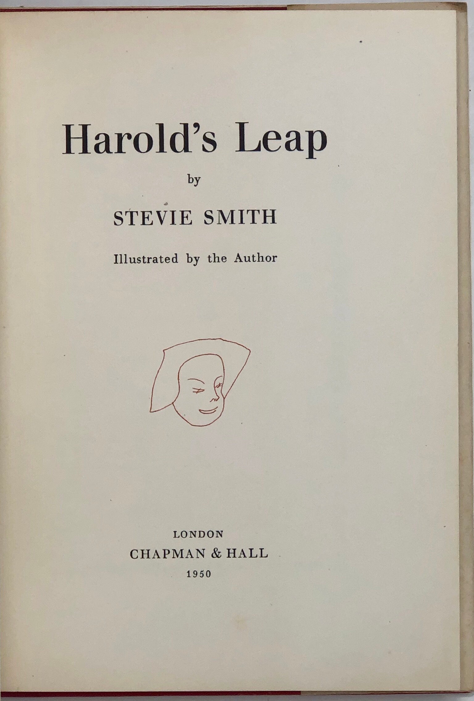 Harold's Leap. Illustrated by the author.