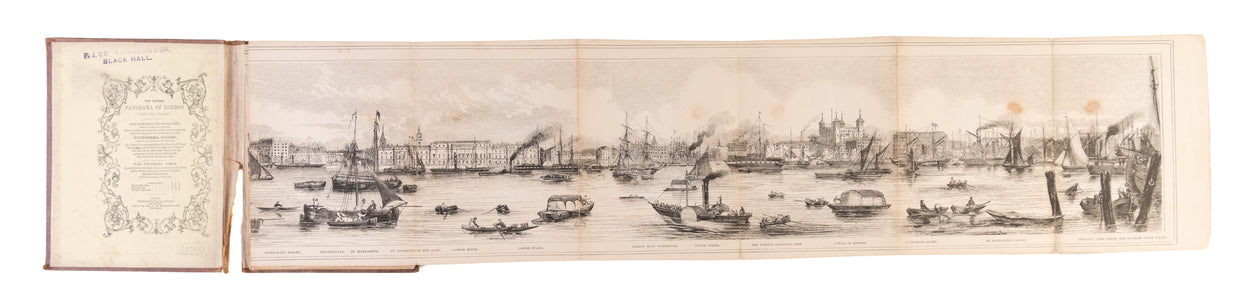 The Grand Panorama of London from the Thames ...