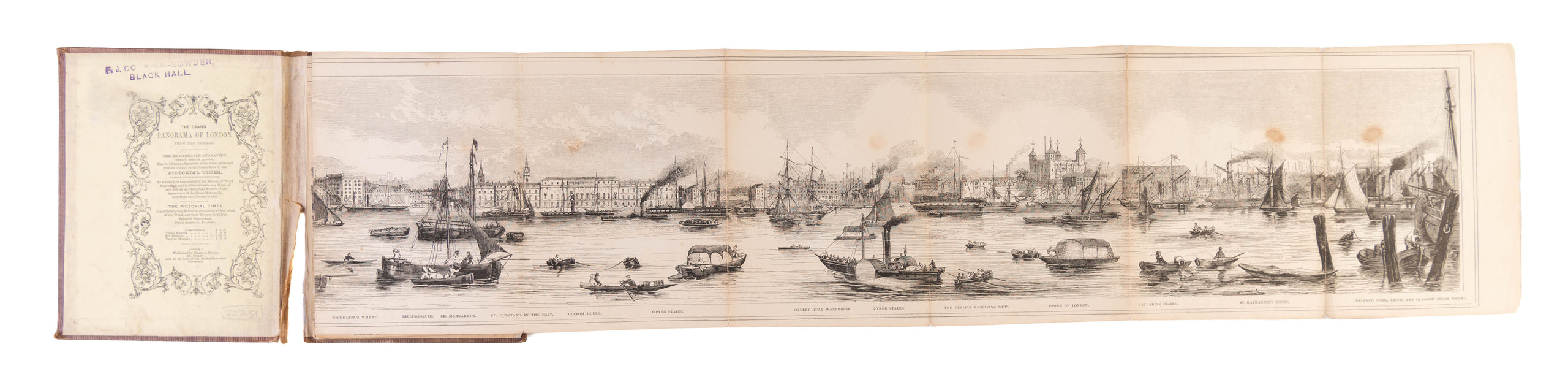 The Grand Panorama of London from the Thames ...