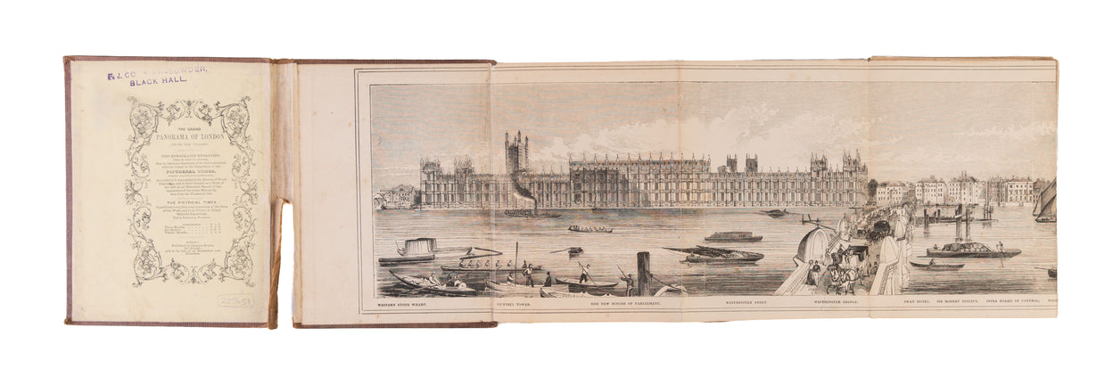The Grand Panorama of London from the Thames ...