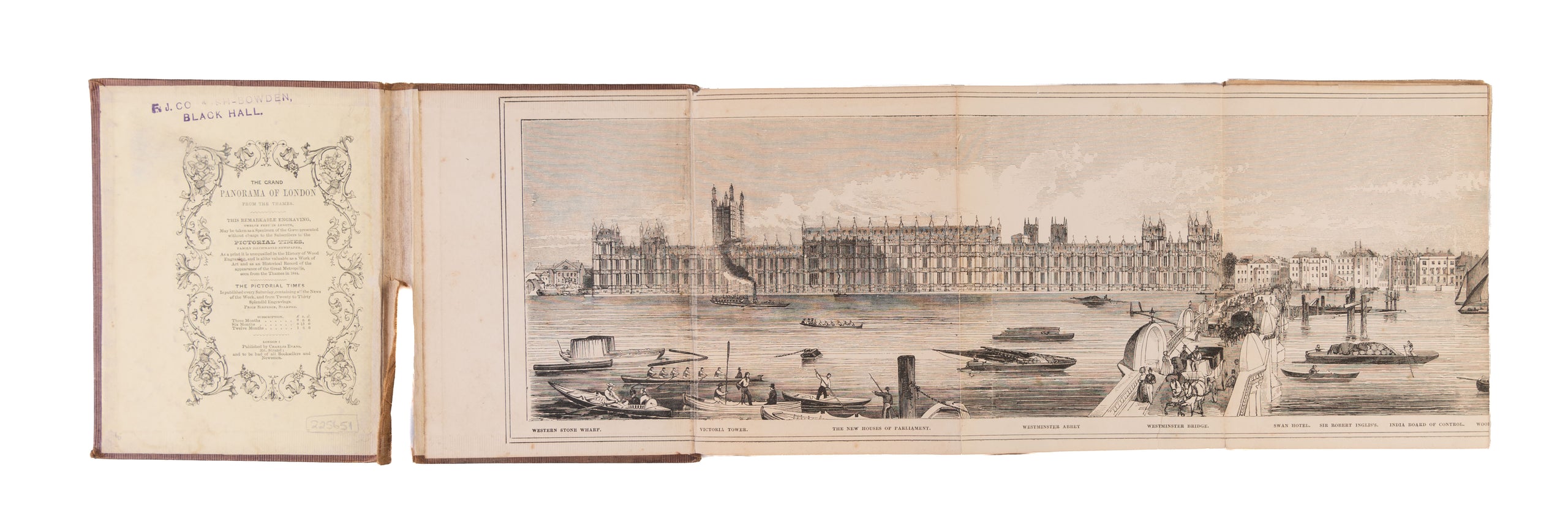The Grand Panorama of London from the Thames ...