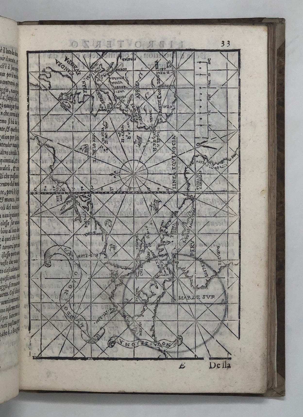 Arte del Navigare dell'Eccel. Dottor Pietro da Medina nella quale copiosamente si tratto tutto quello, che appartiene alla Nauigatione, e sua cognitione. ... Di novo ampliata, & corretta. ...