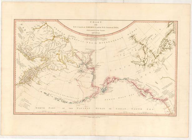 Chart of the N.W. Coast of America and the N.E. Coast of Asia, explored in the years 1778 and 1779. ...
