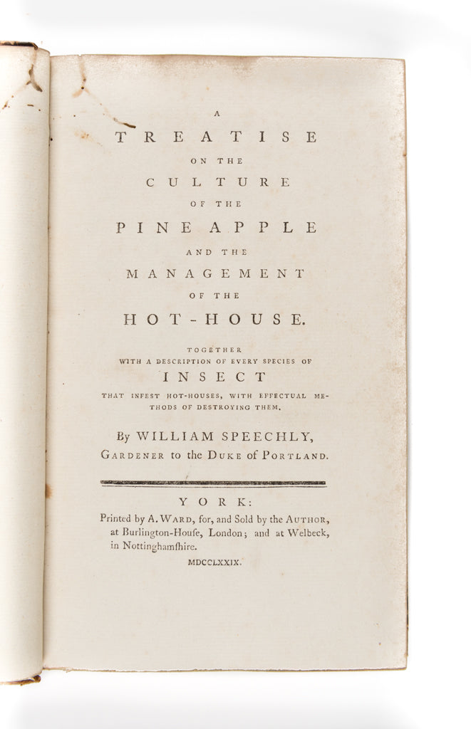 A Treatise on the Culture of the Pine Apple.