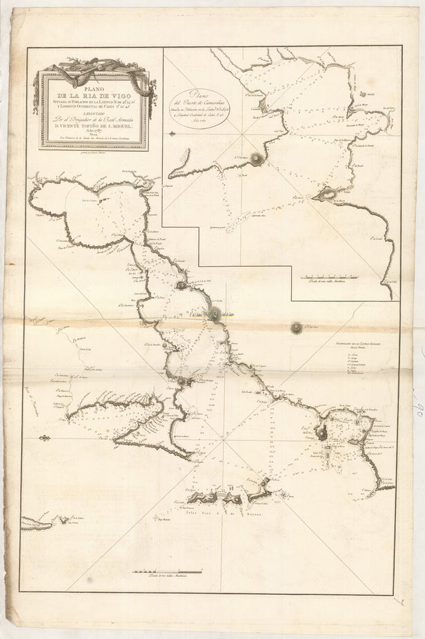 Plano de la Ria de Vigo ...