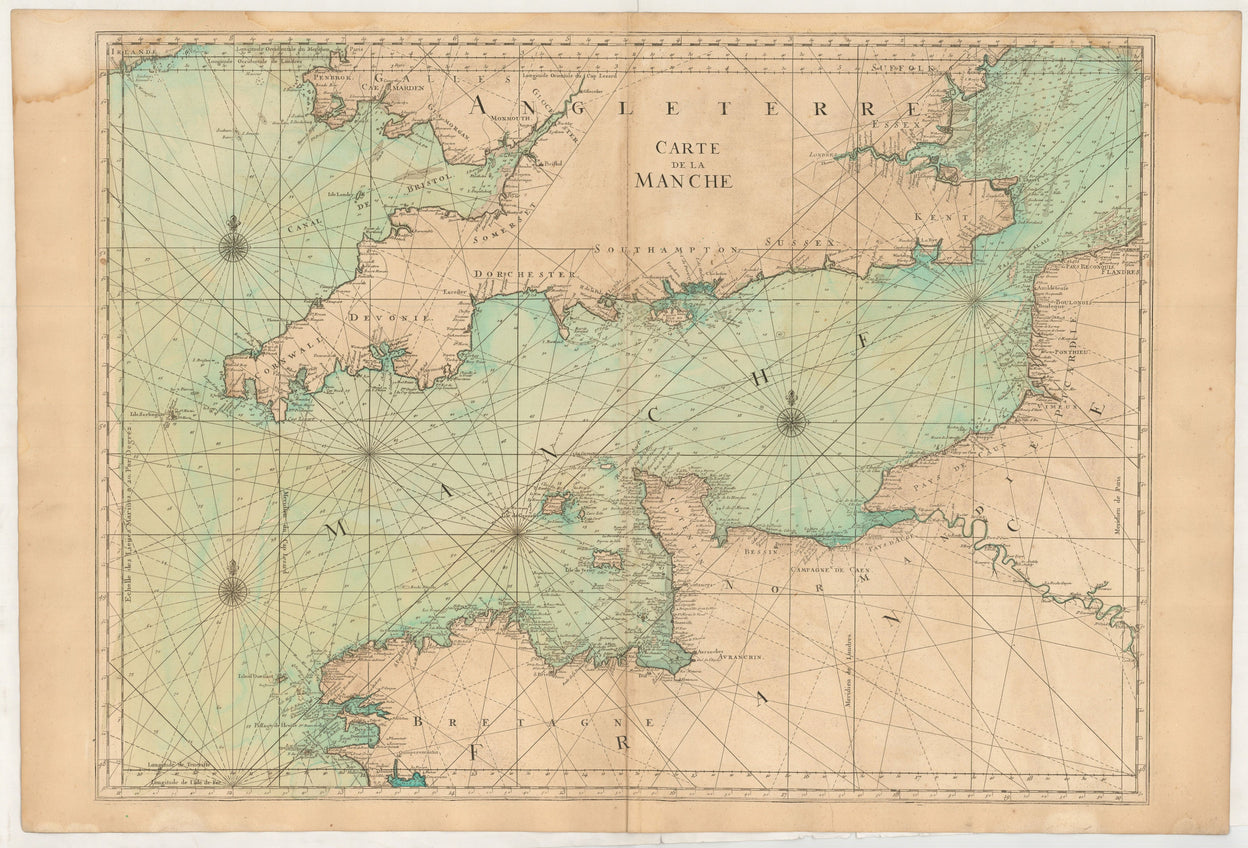 Carte de la Manche
