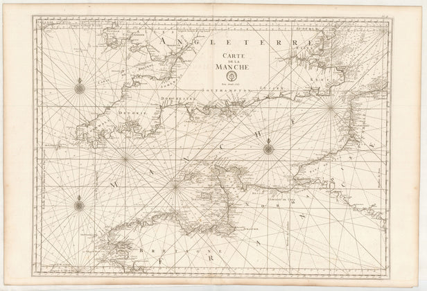 Carte de la Manche