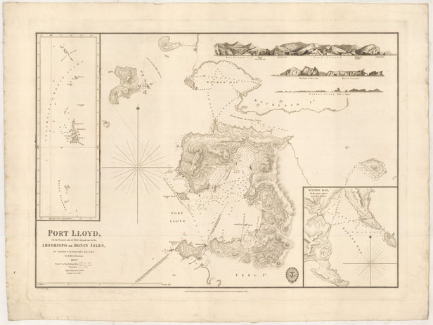 Port Lloyd, on the western side of Peel Island, one of the Arzobispo or Bonin Islands ... 1827.