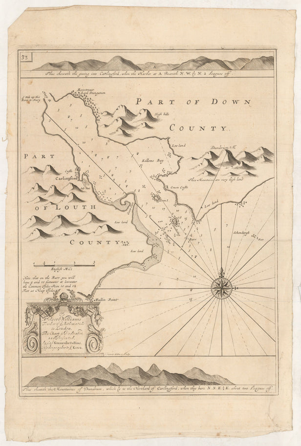 [Untitled Chart of Carlingford Lough]