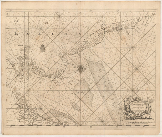 [Untitled Chart of the North Sea Coast of England]
