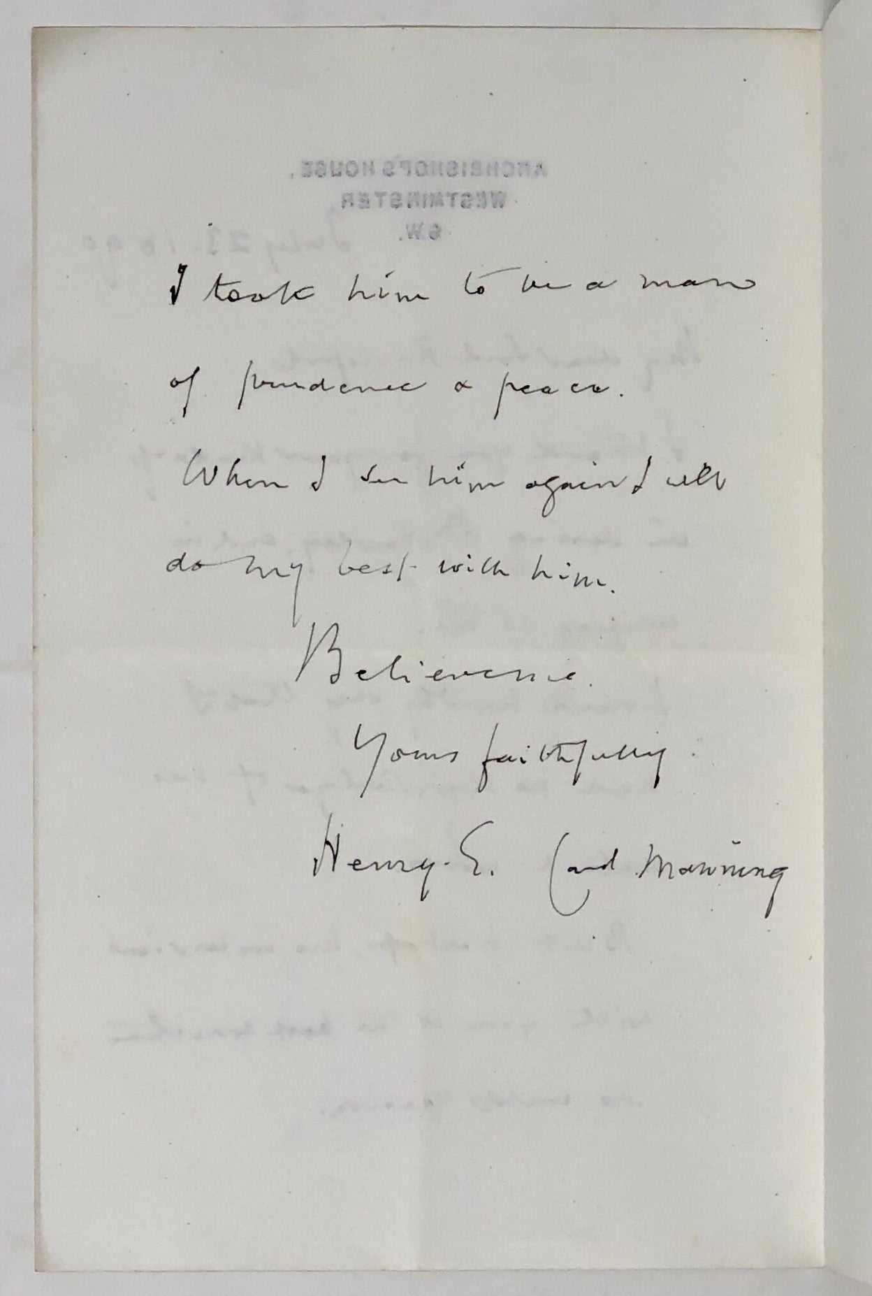 Autograph Letter Signed (