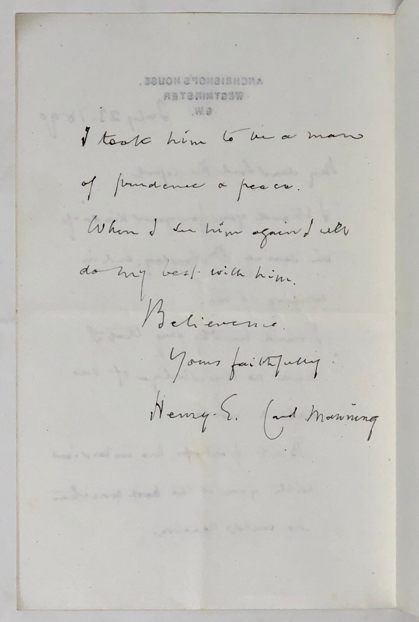 Autograph Letter Signed (
