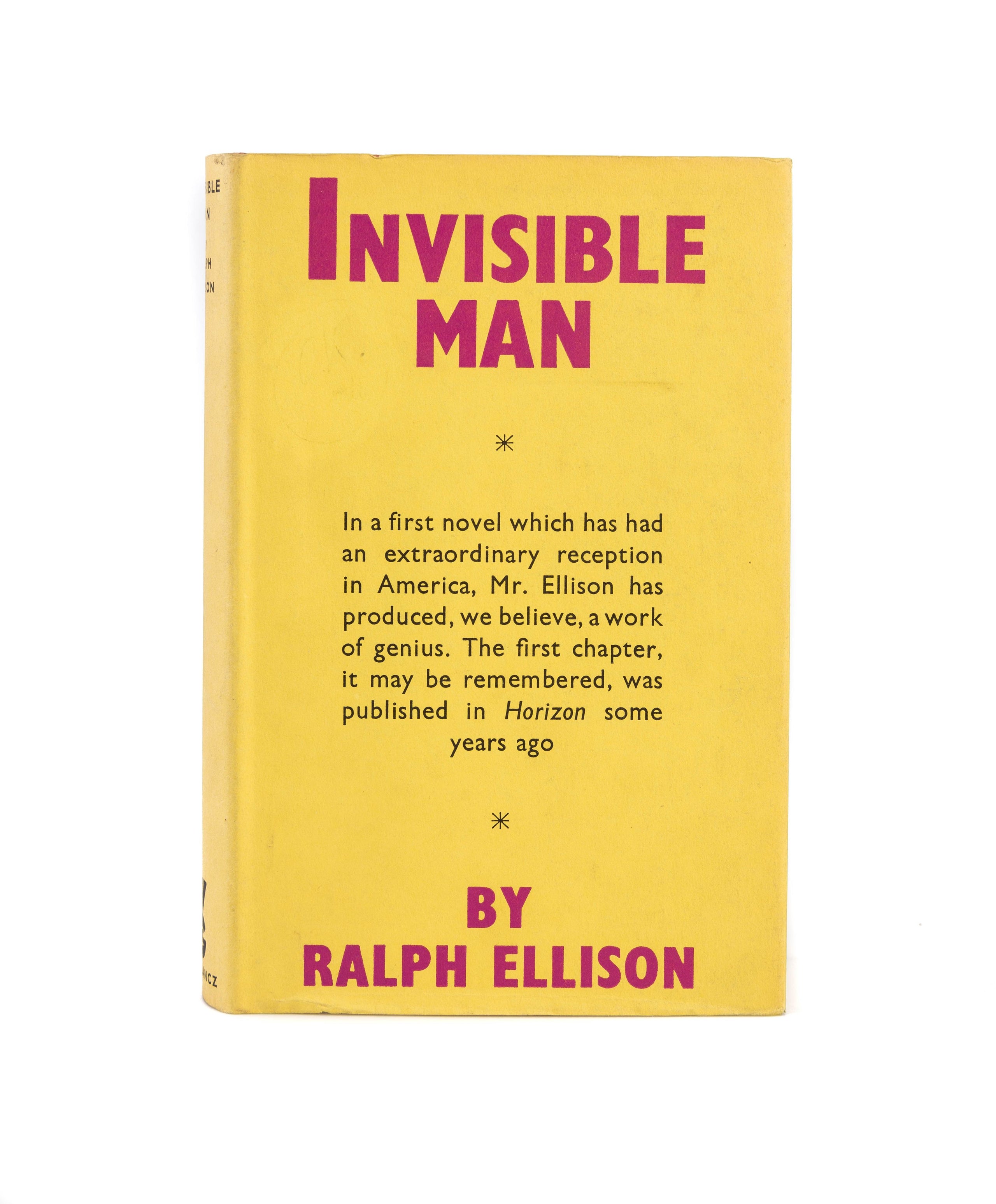Invisible Man.