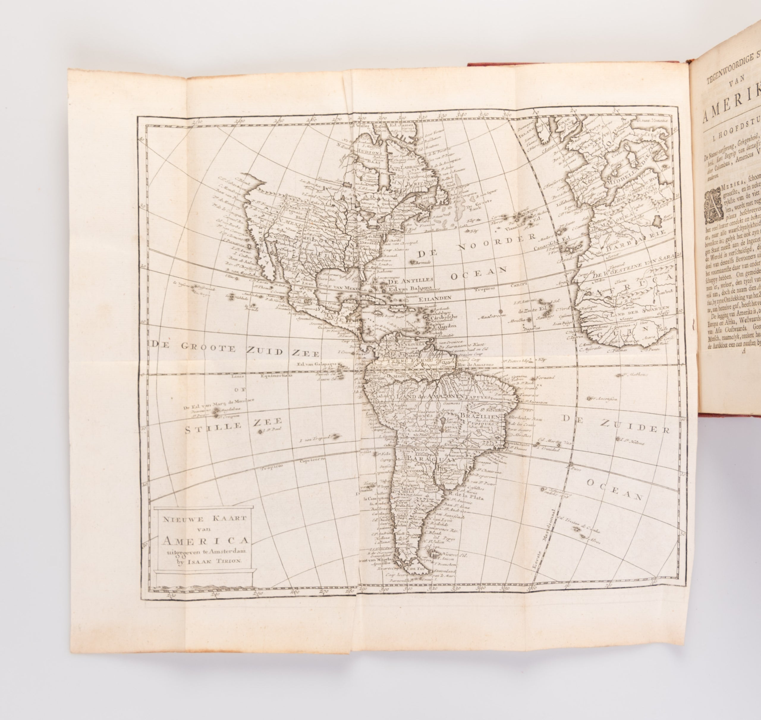 Hedendaagsche  Historie, of Tegenwoordige Staat Van Amerika.