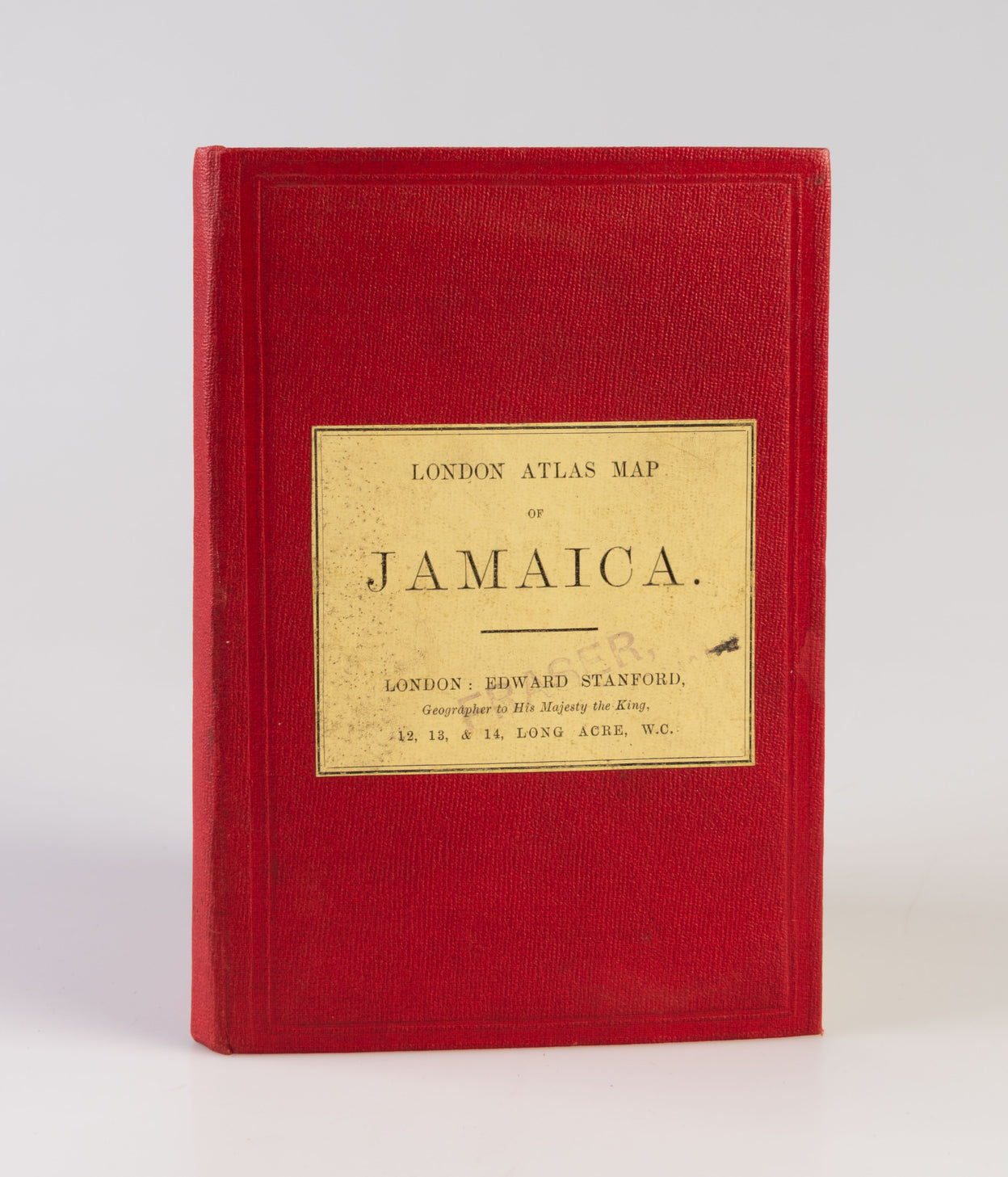 London Atlas Map of Jamaica.