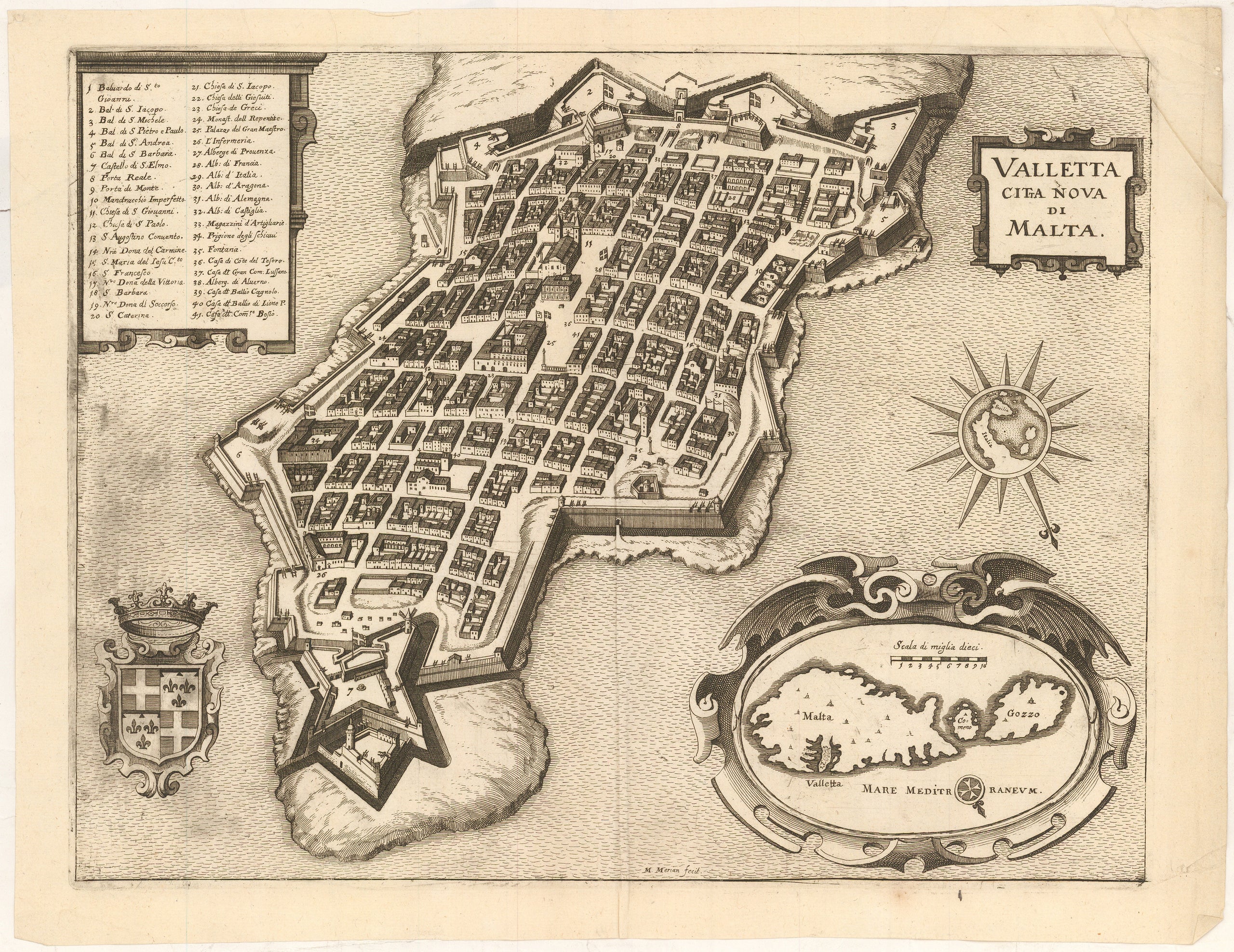 Valletta Citta nuova di Malta.