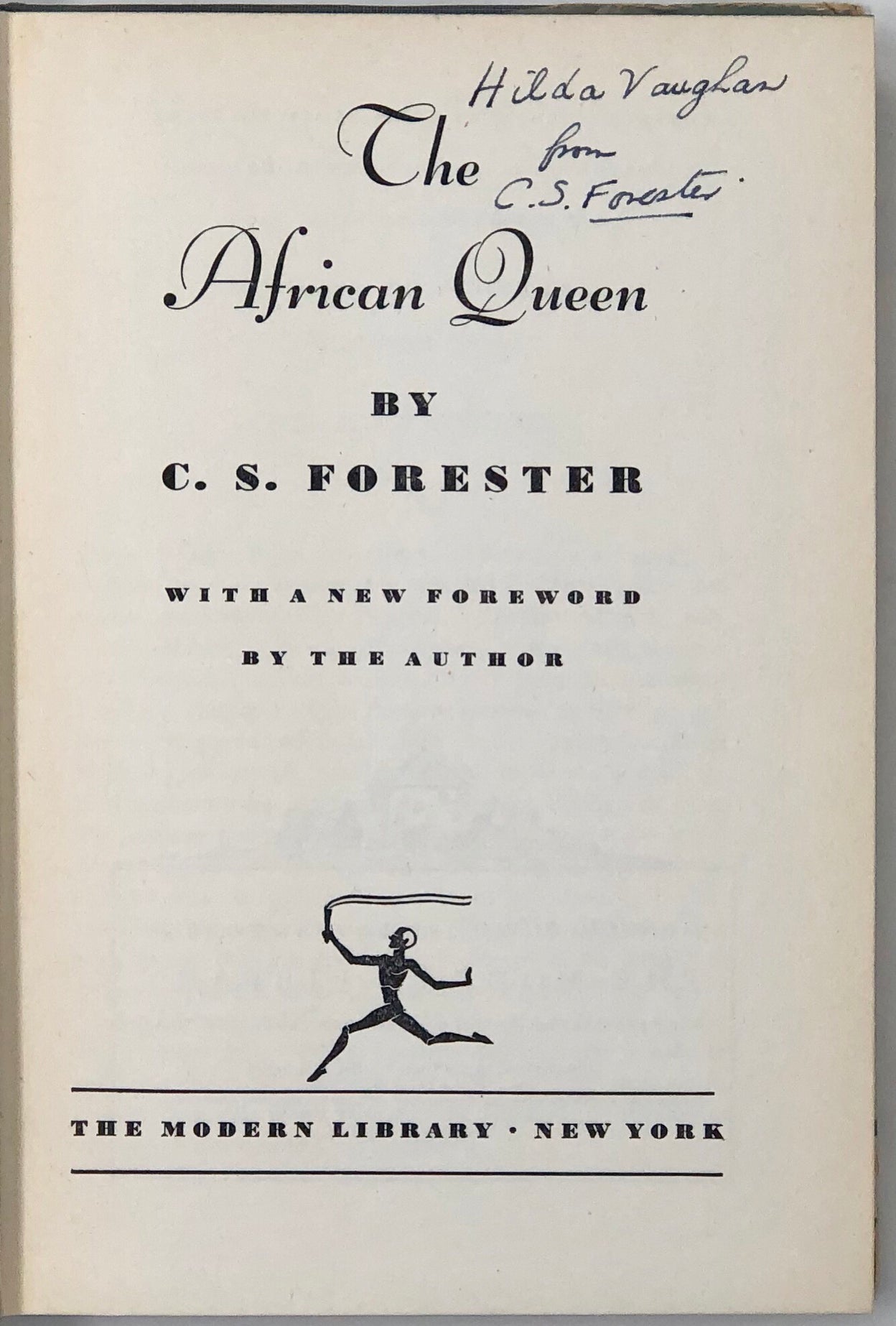 The African Queen.
