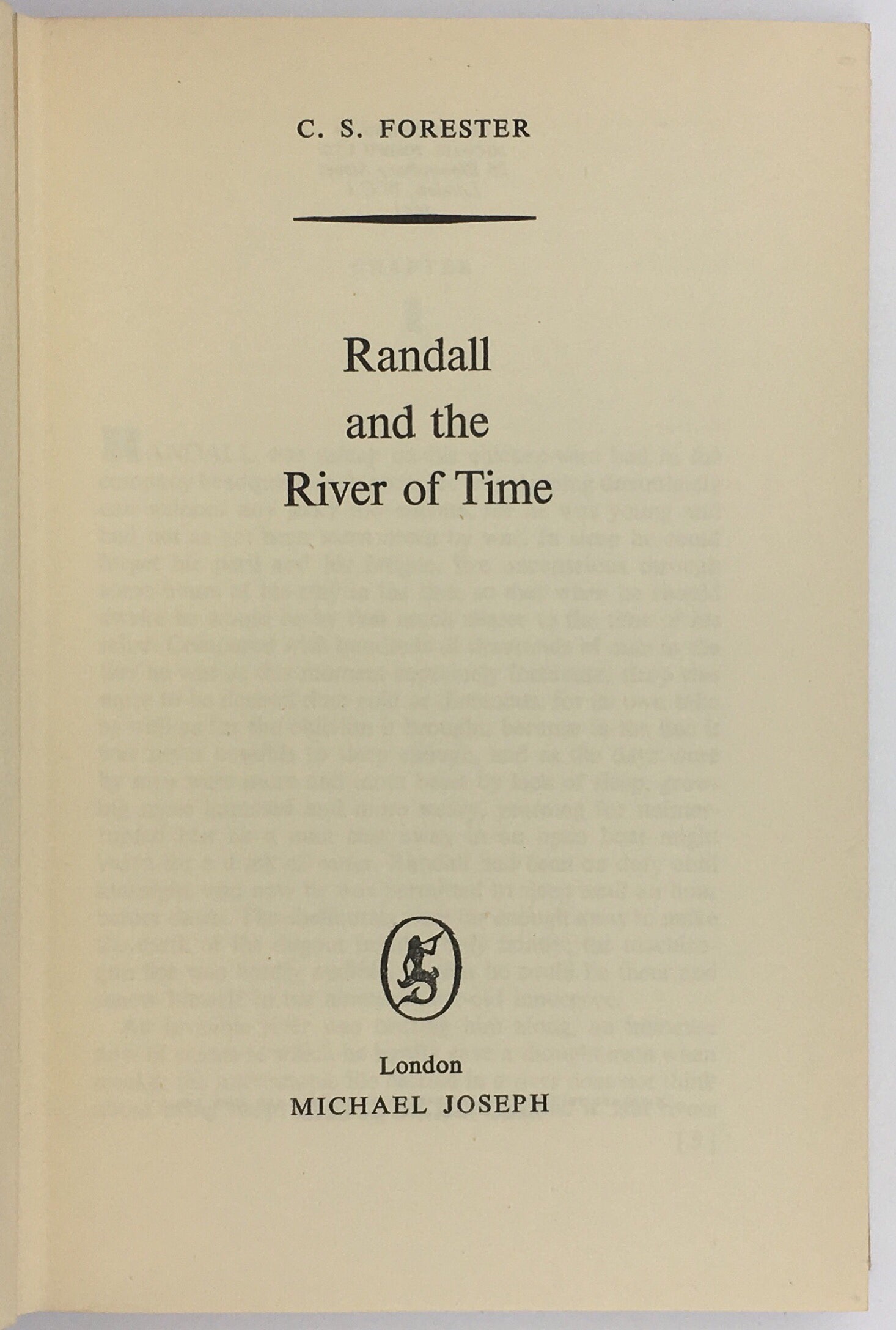 Randall and the River of Time.