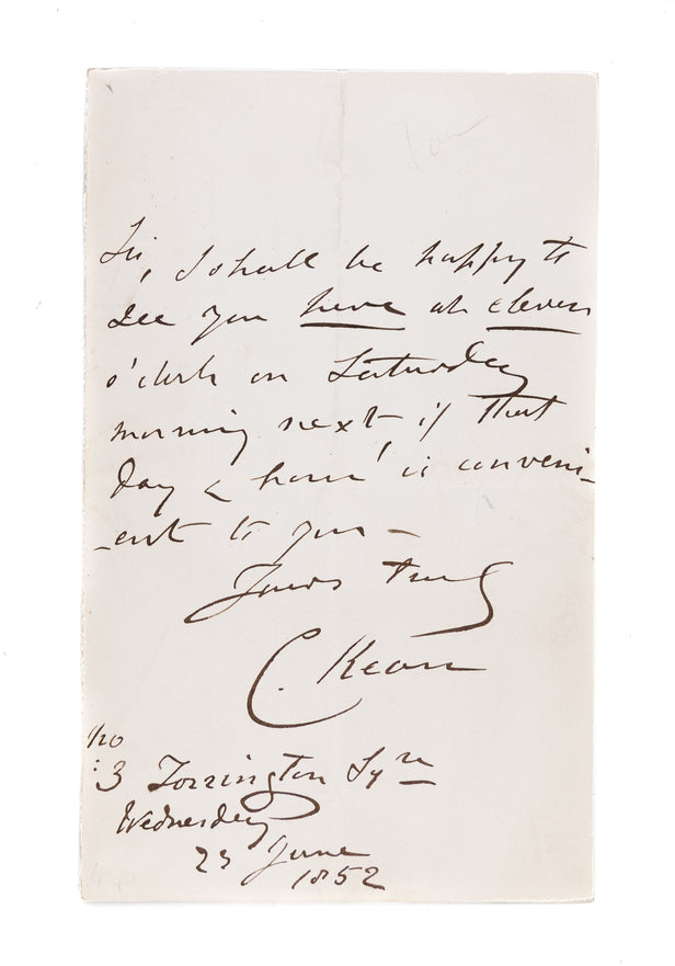 Autograph Letter Signed (