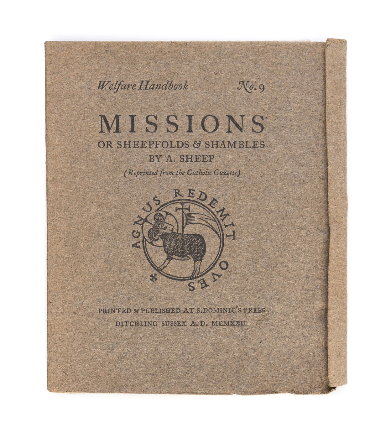 Missions on Sheepfolds & Shambles by a Sheep.