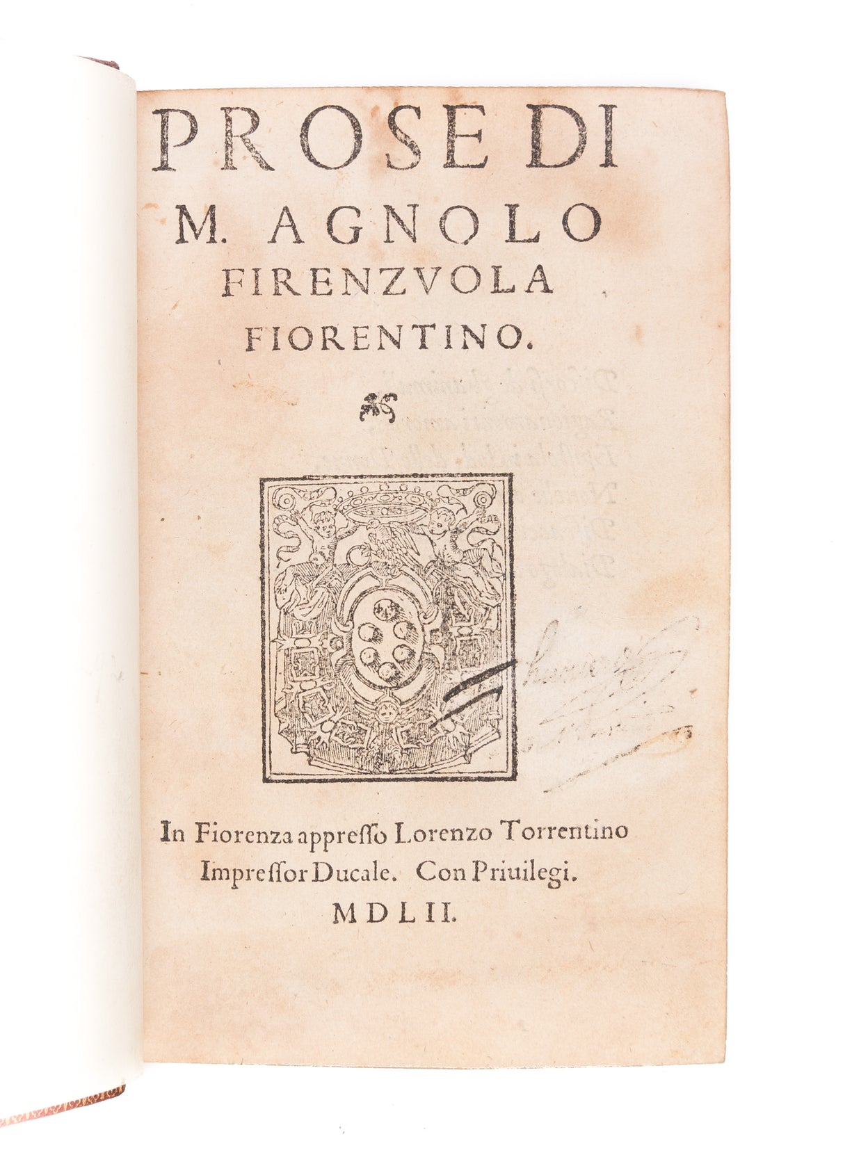 Prose di M. Agnolo Firenzuola Fiorentino.