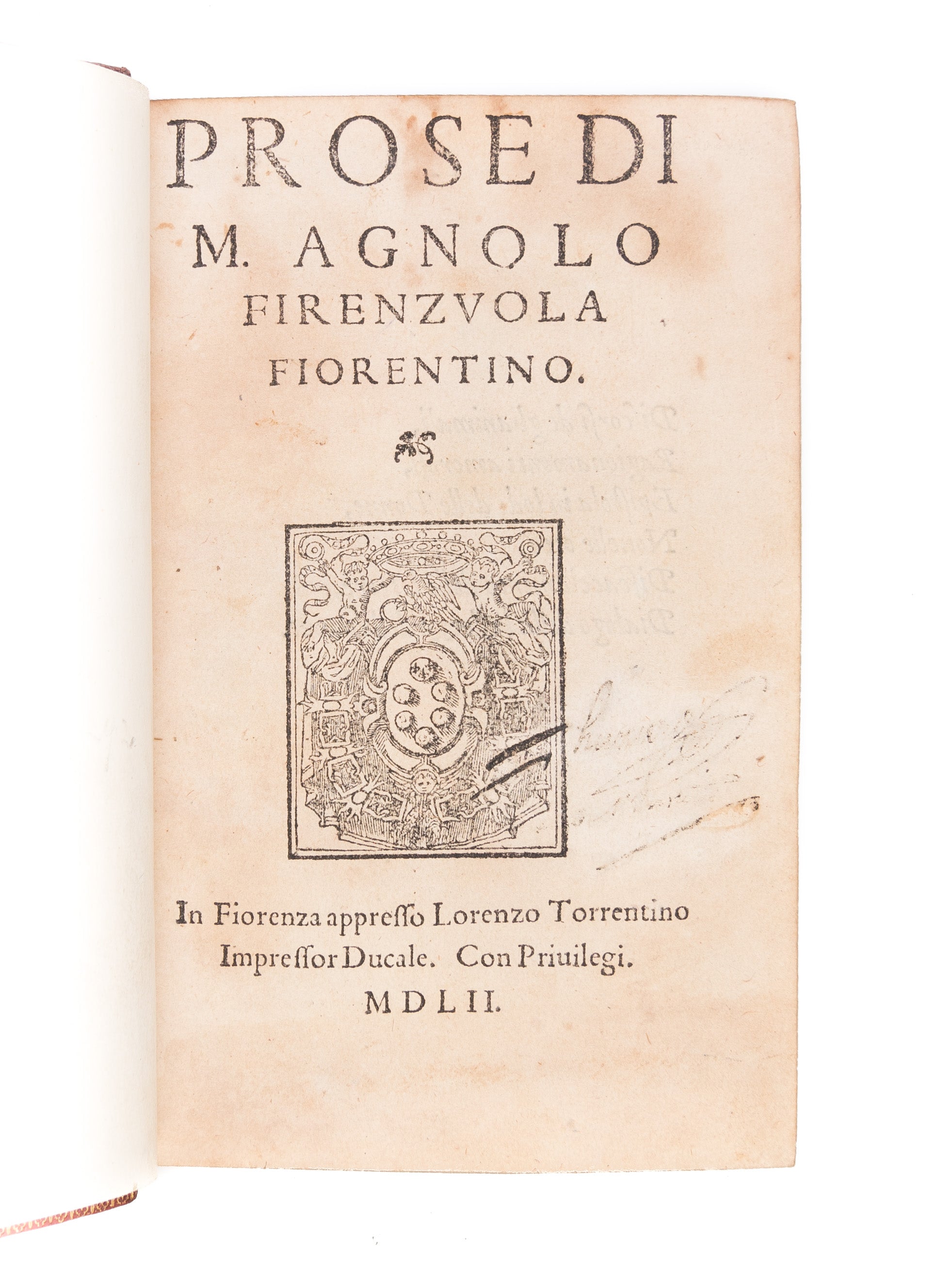 Prose di M. Agnolo Firenzuola Fiorentino.