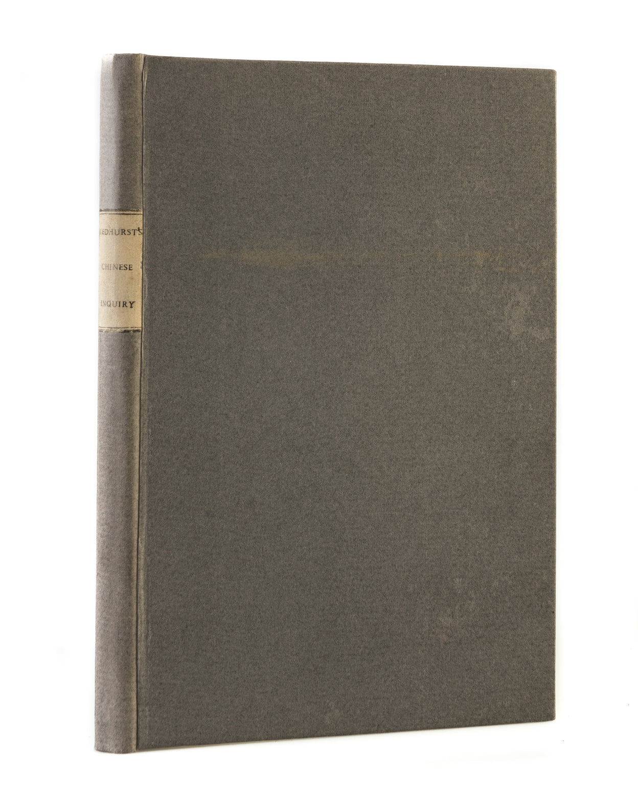 An Inquiry into the proper mode of rendering the word God in translating the Sacred Scriptures into the Chinese Language.